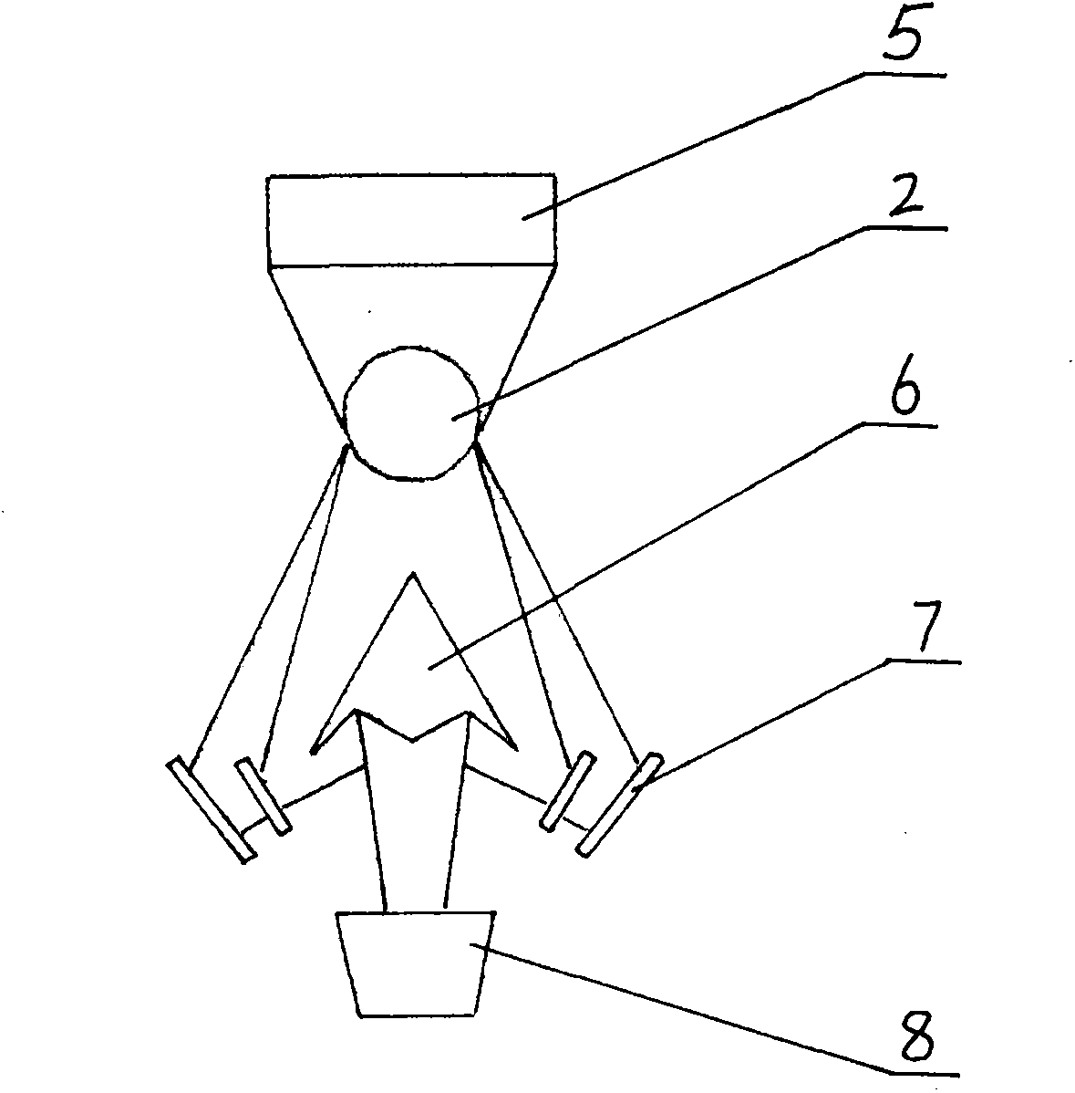 Method and device for detecting wall of cylindrical transparent bottle