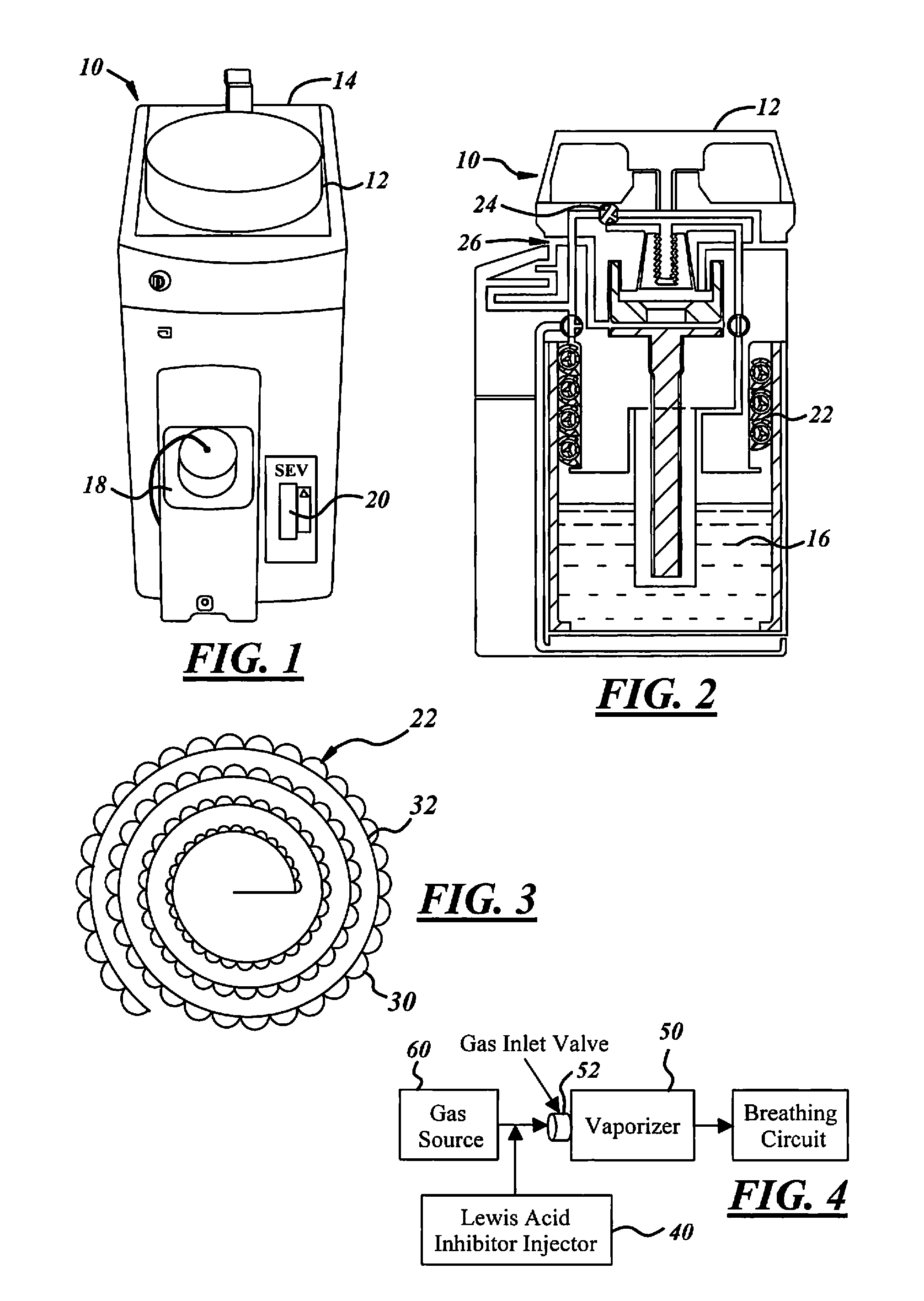 Apparatus for and related method of inhibiting lewis acid degradation in a vaporizer