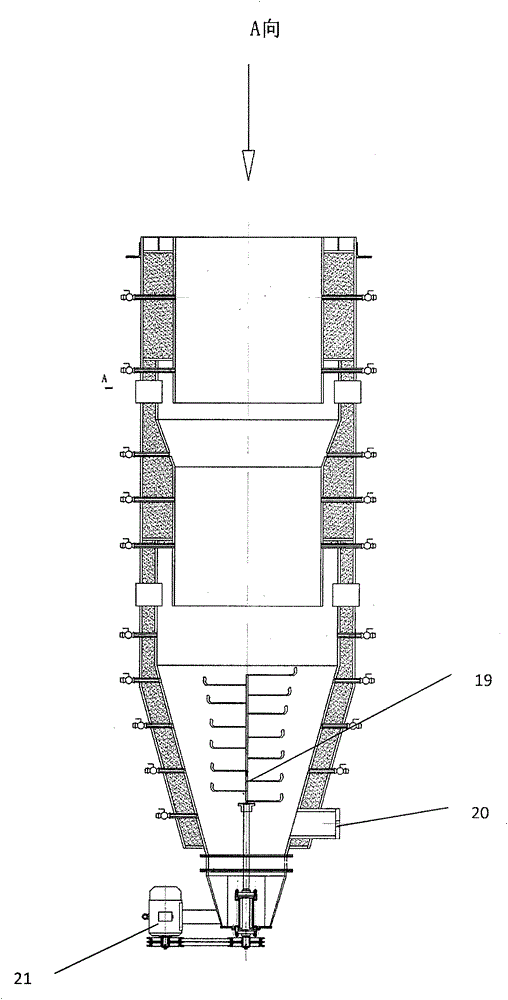 Internal-heating continuous type biochar equipment