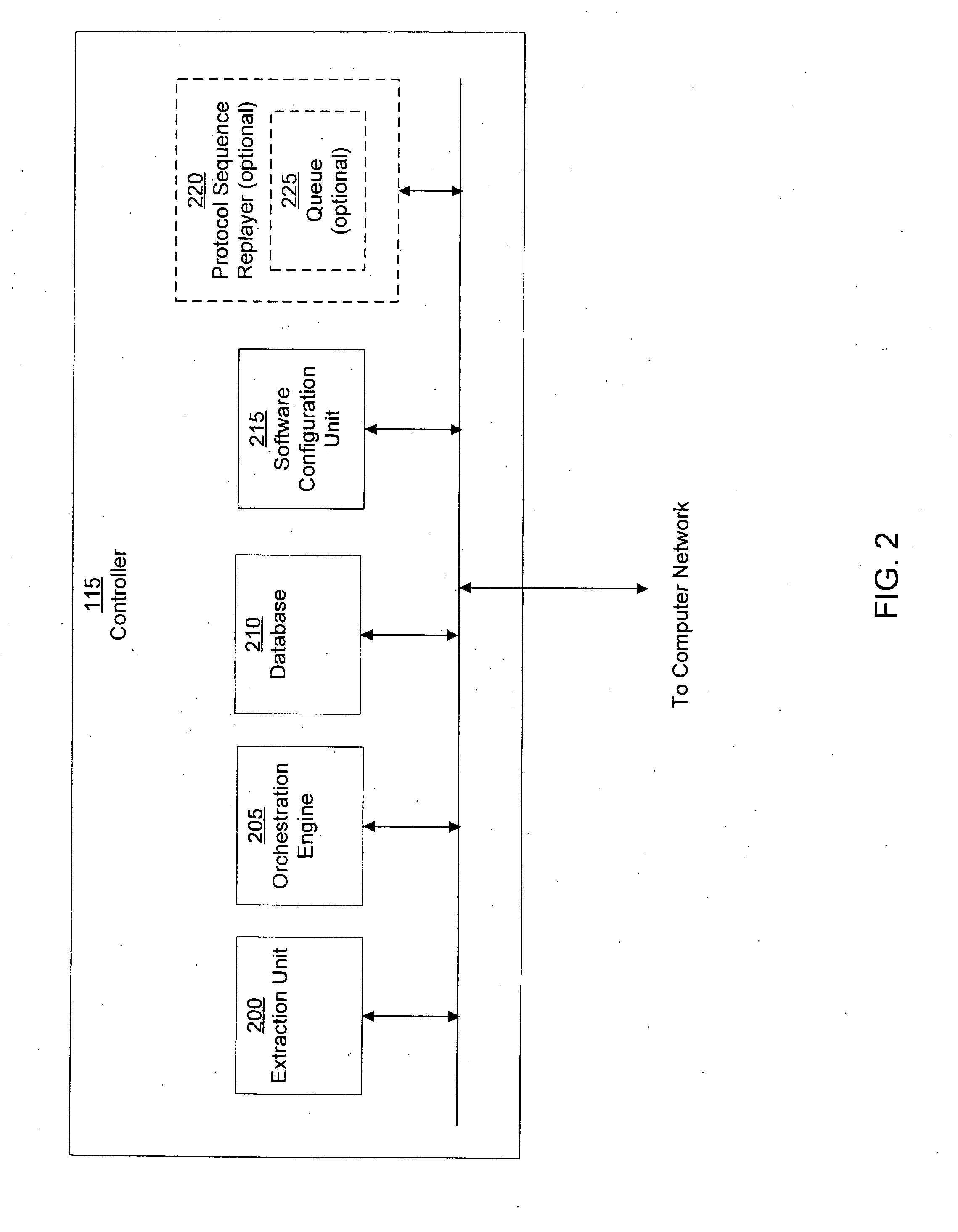 System and method of containing computer worms