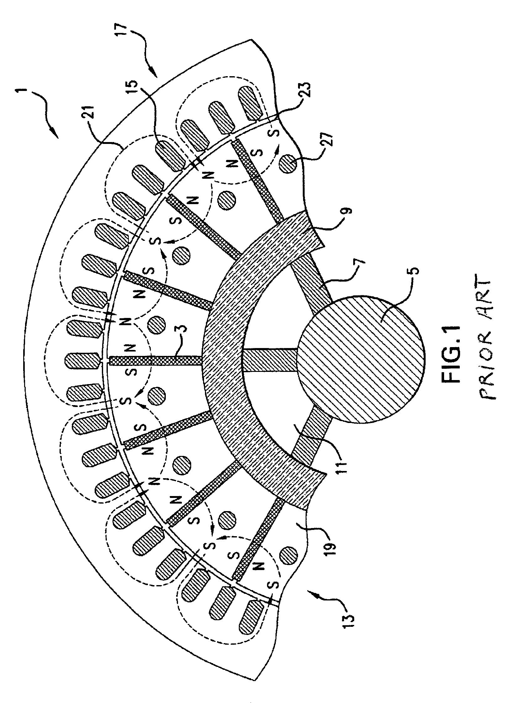 Clamp and lock permanent magnets within a rotating electrical machine using pitched focused flux magnets