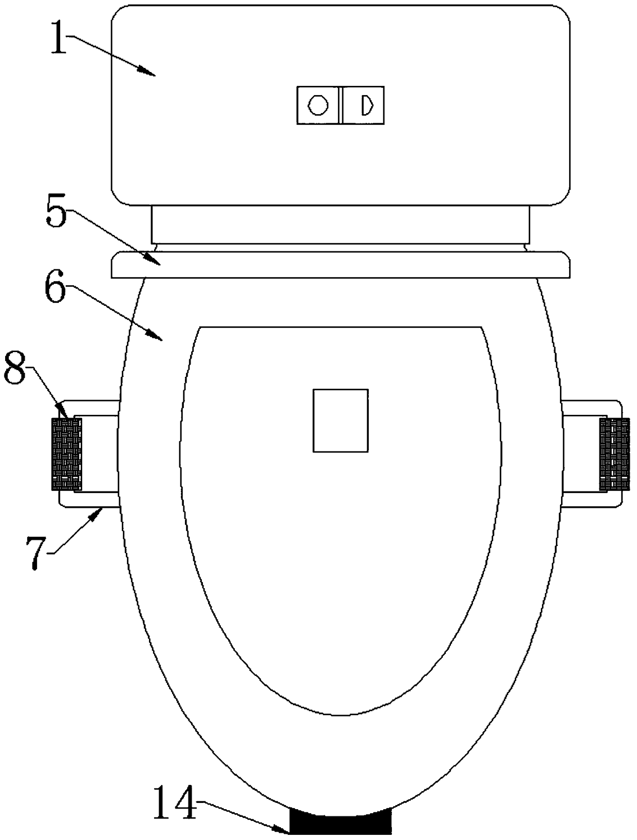 Pedal-type toilet