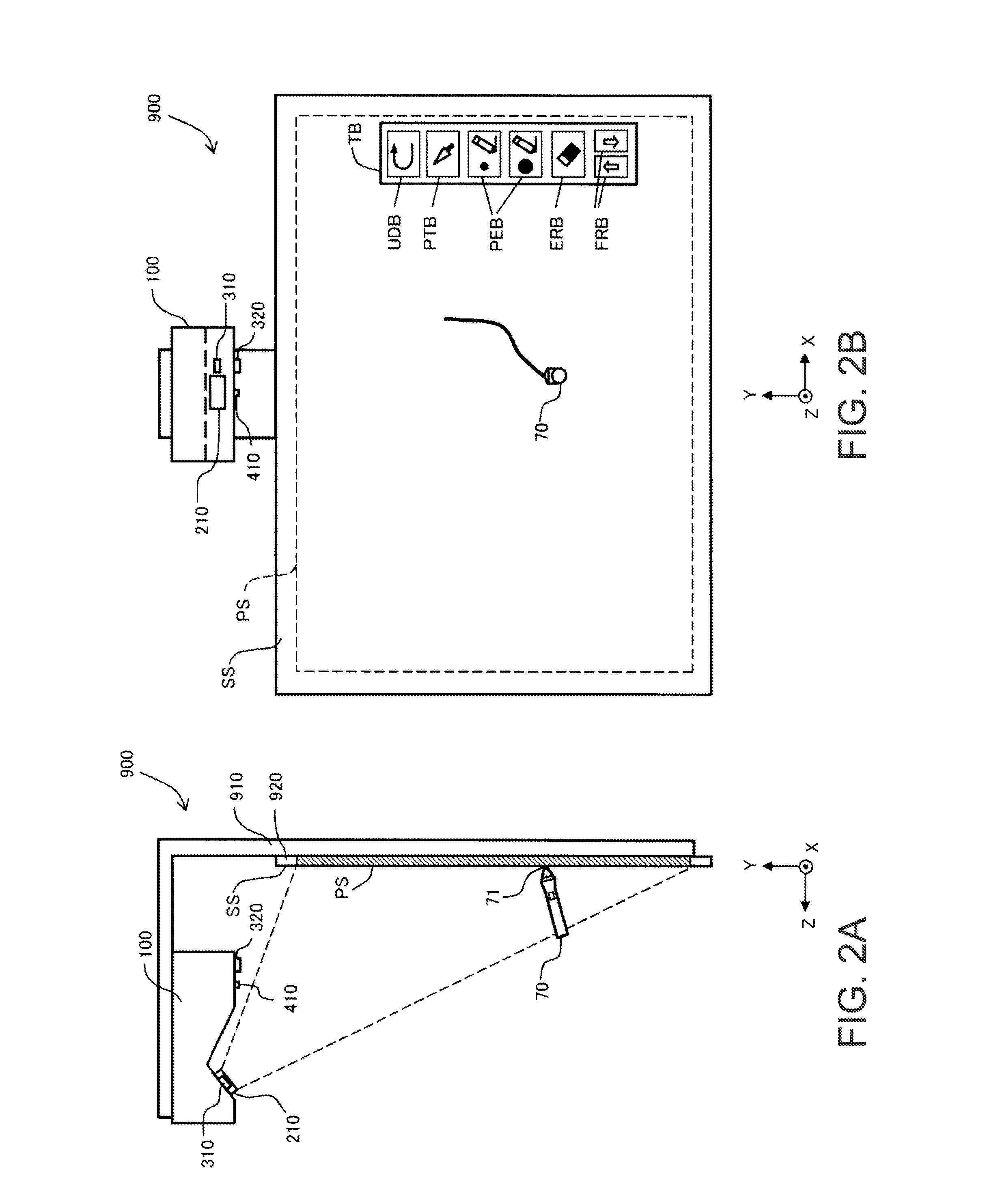 Interactive projector and method of controlling interactive projector