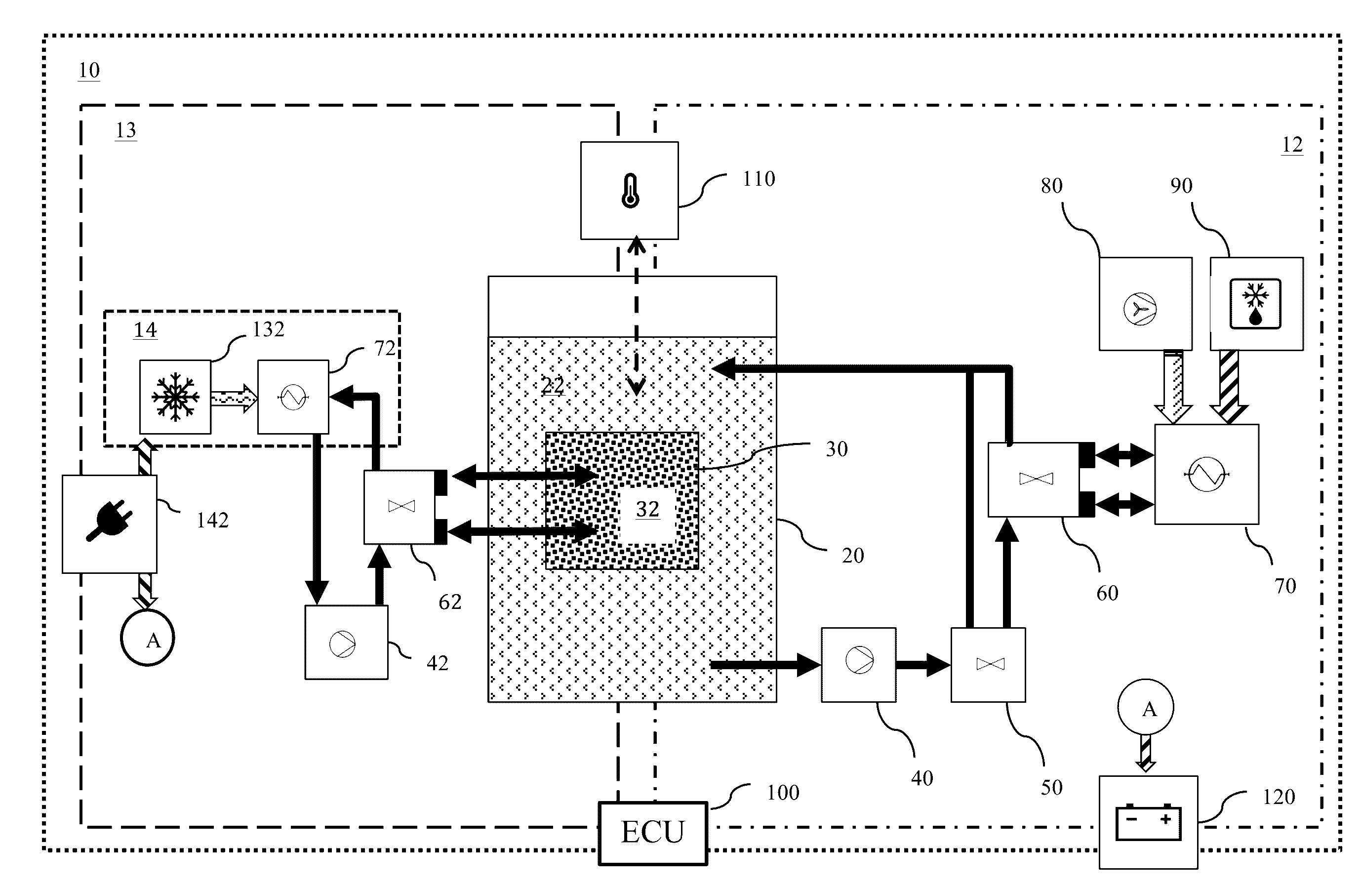 Transportation Refrigeration System with Integrated Power Generation and Energy Storage