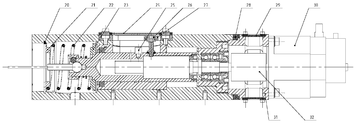 High-precision conveying device suitable for ultrahigh-pressure double-degree-of-freedom series cooperation