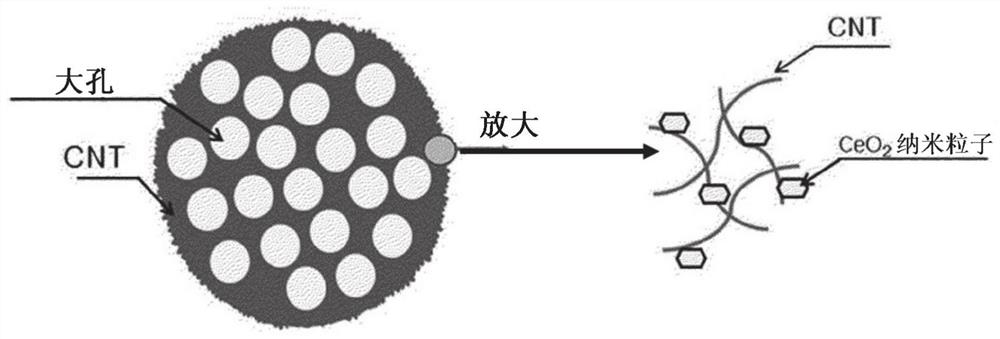 Ceria-carbon-sulfur composite, method for preparing same, and positive electrode and lithium-sulfur battery comprising same