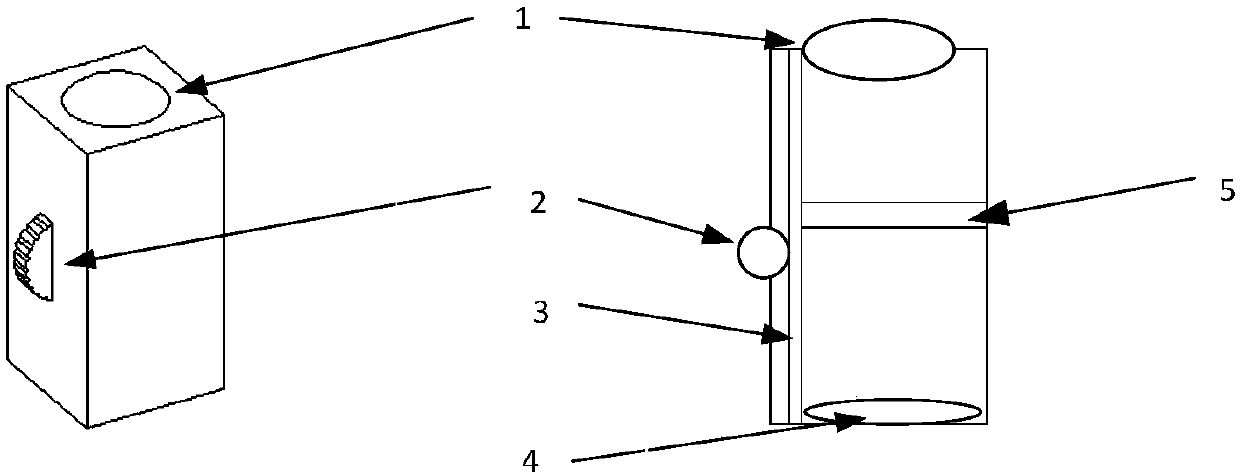 Light spot emission device and method for detecting geometric light spot