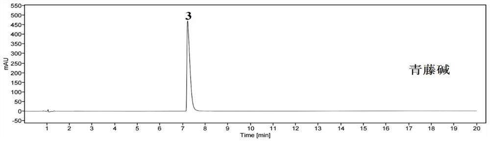 Method for constructing characteristic chromatogram of caulis sinomenii