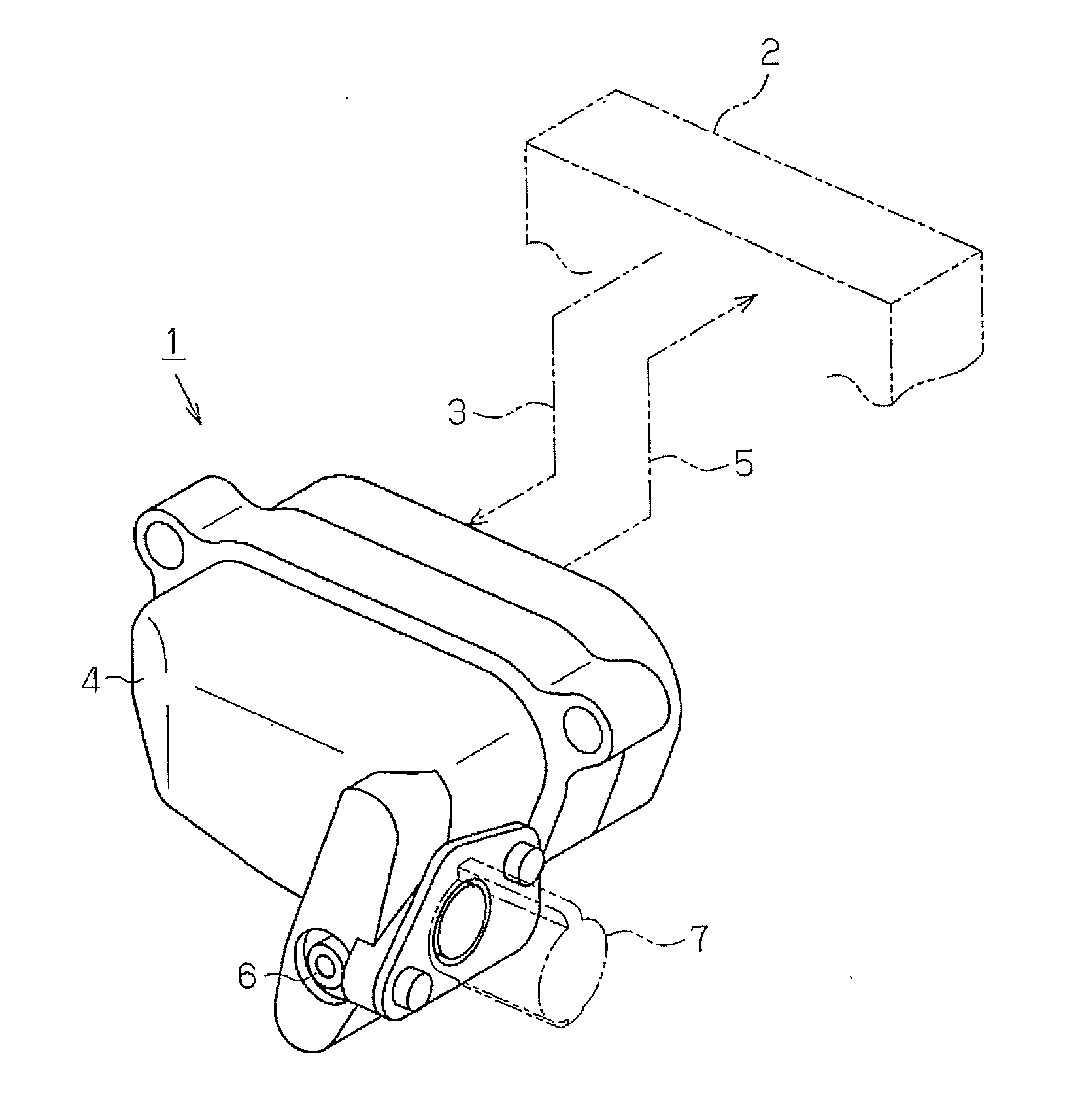 Gas-liquid separator for vehicle-mounted fuel cell