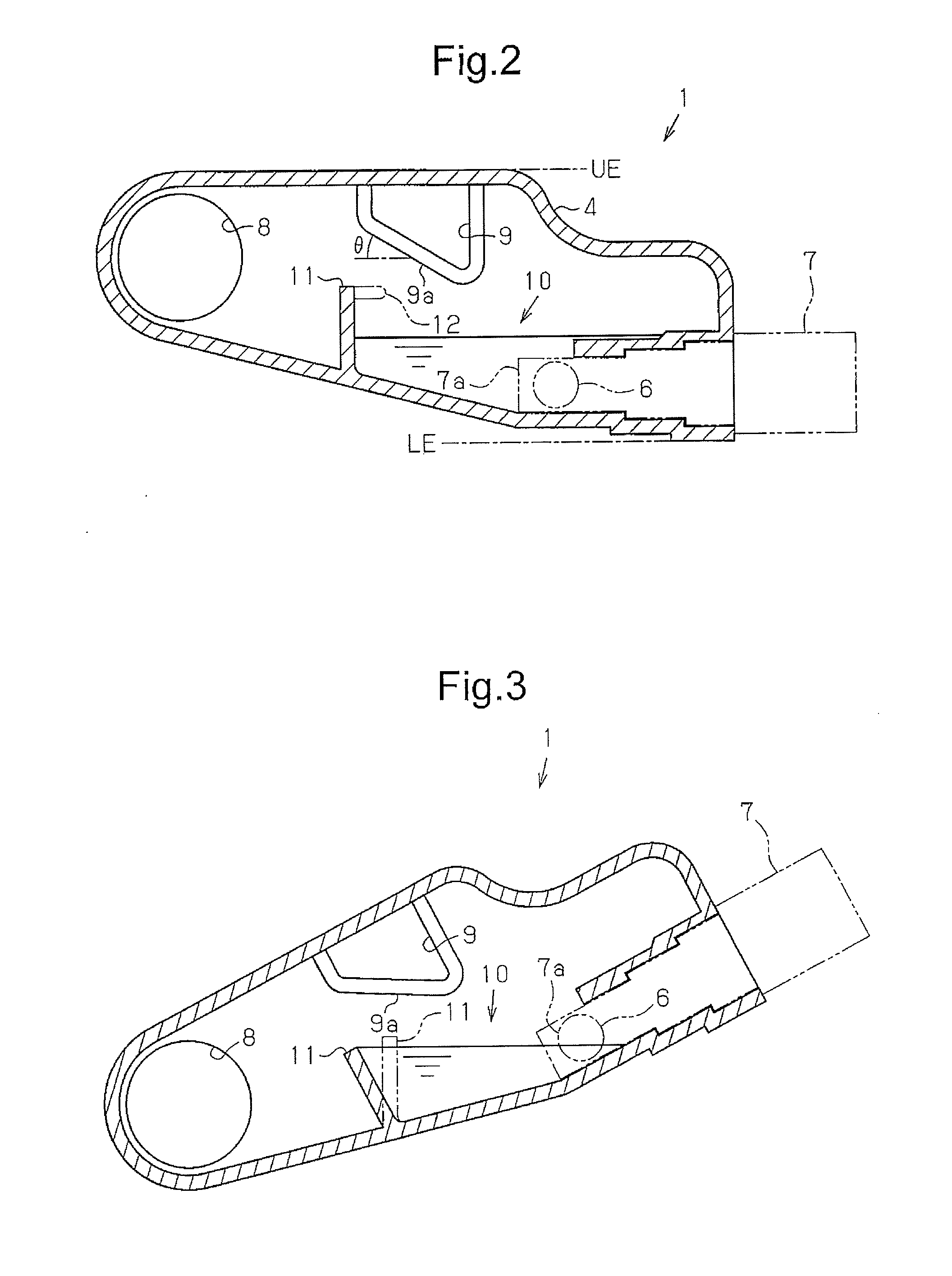 Gas-liquid separator for vehicle-mounted fuel cell