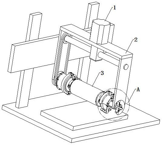 Multi-angle grinding device for metal keyboard shell of computer keyboard