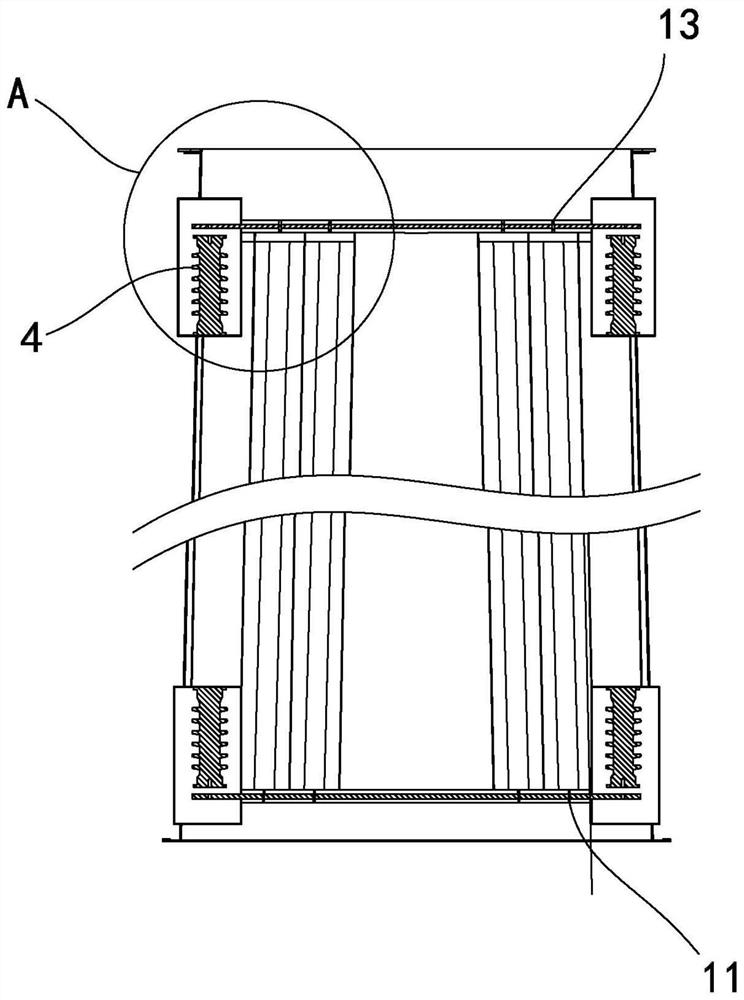 Stacked cylinder type flue lampblack electrostatic purification device