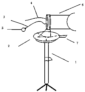 Simple type neck training model apparatus