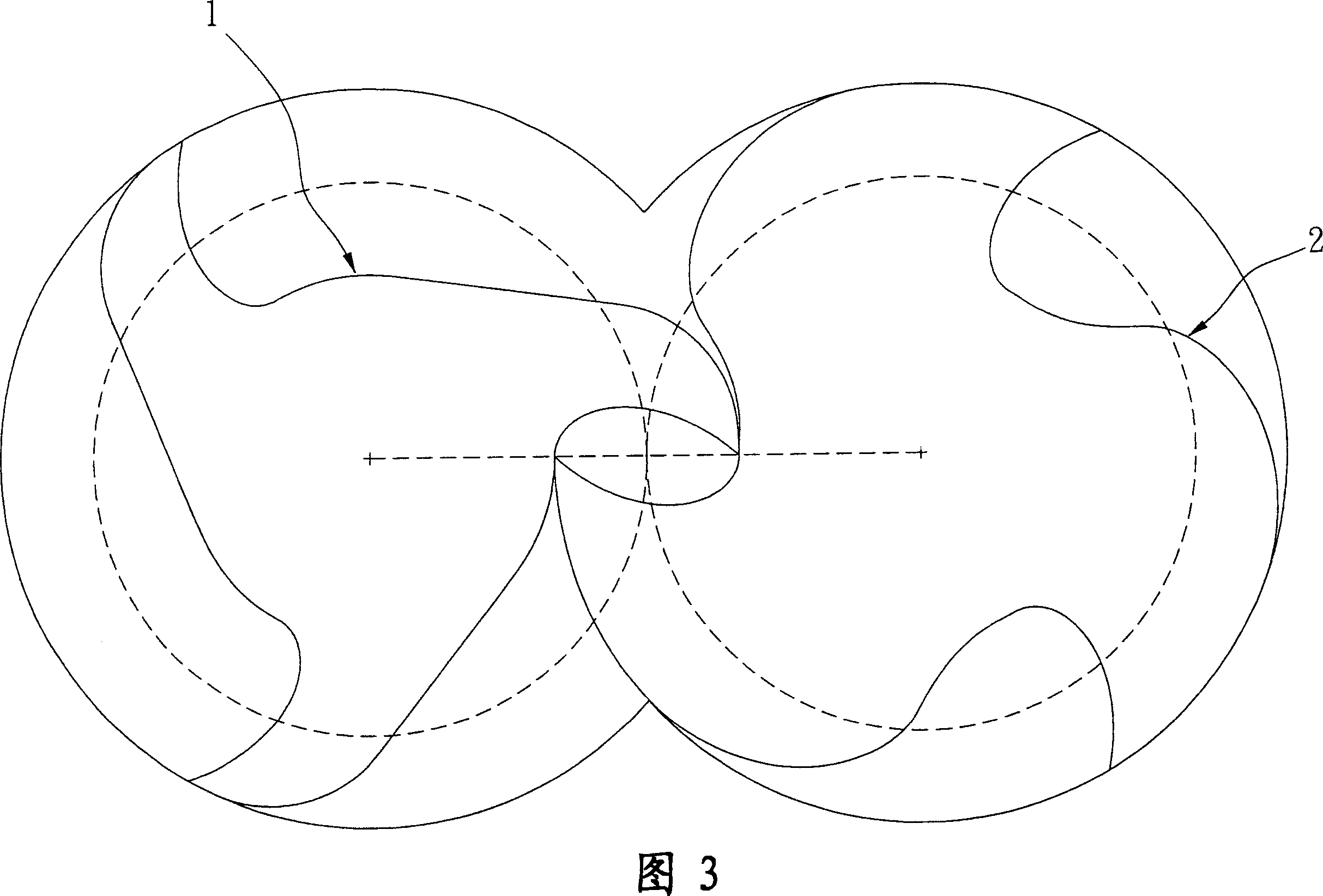 Design method for blade of claw rotor