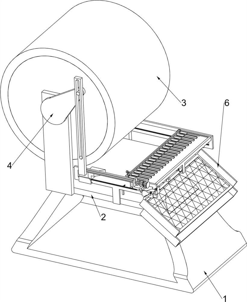 A polishing treatment device for hardware processing