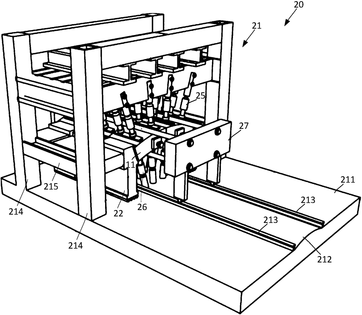 Multifunctional testing device for mechanical property of shield tunnel segment joint