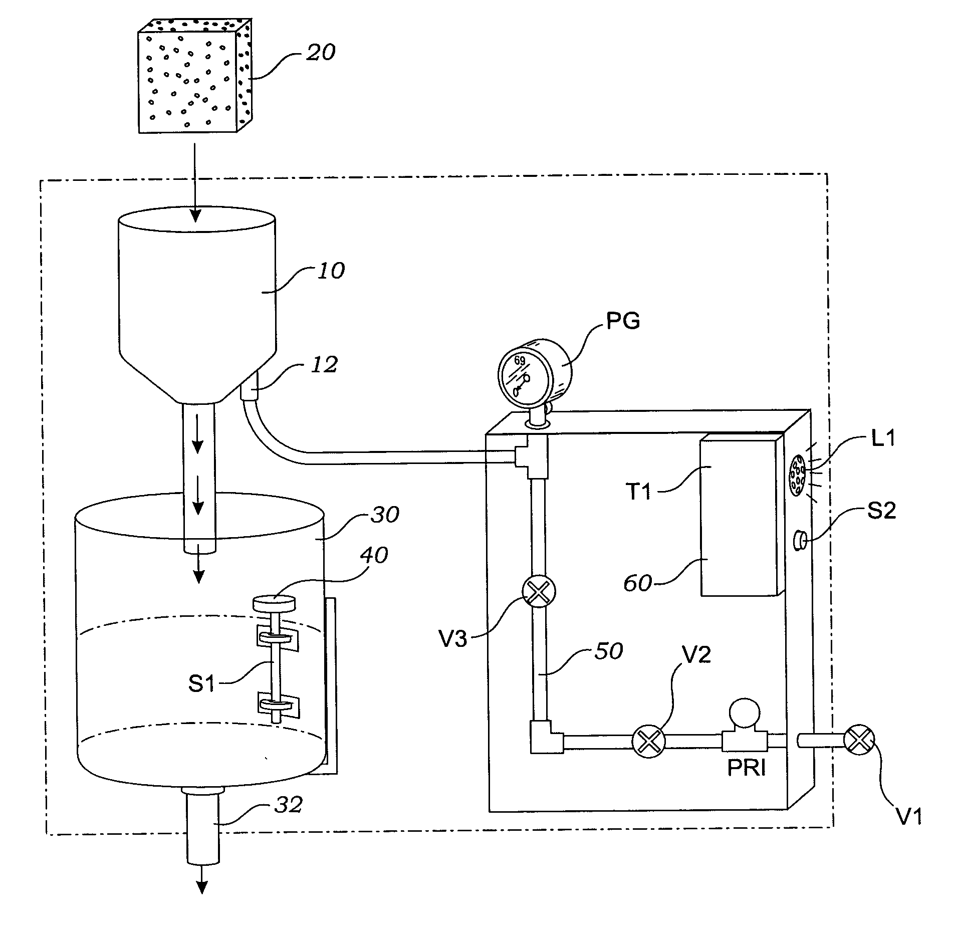Automatic dilution system with overflow protection