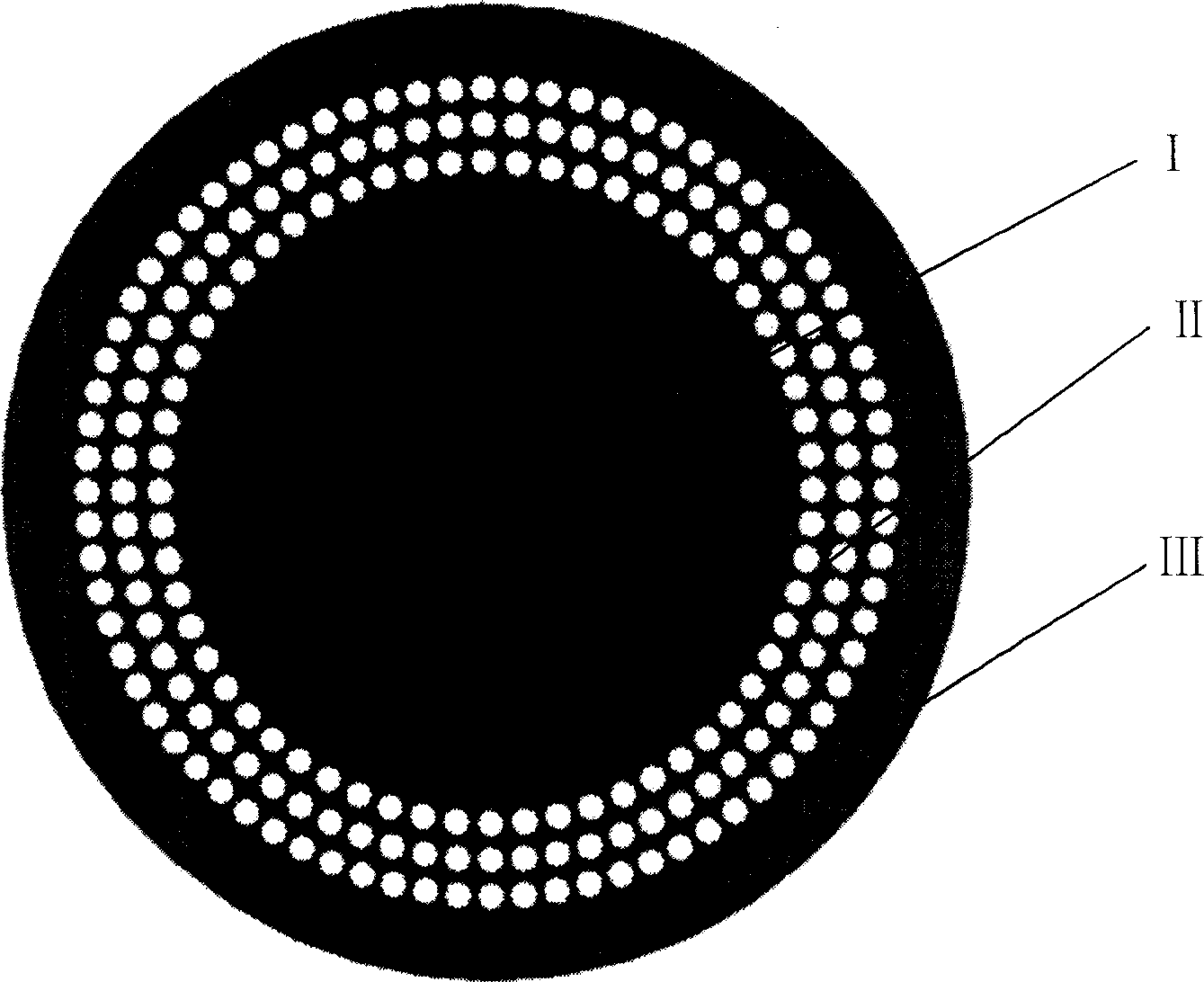 Single material plastic (polymer) optical fiber and its producing method