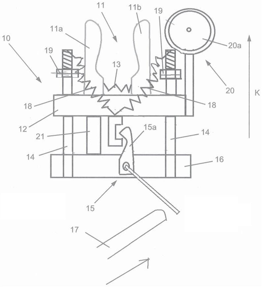 Container holders for free jet fillers