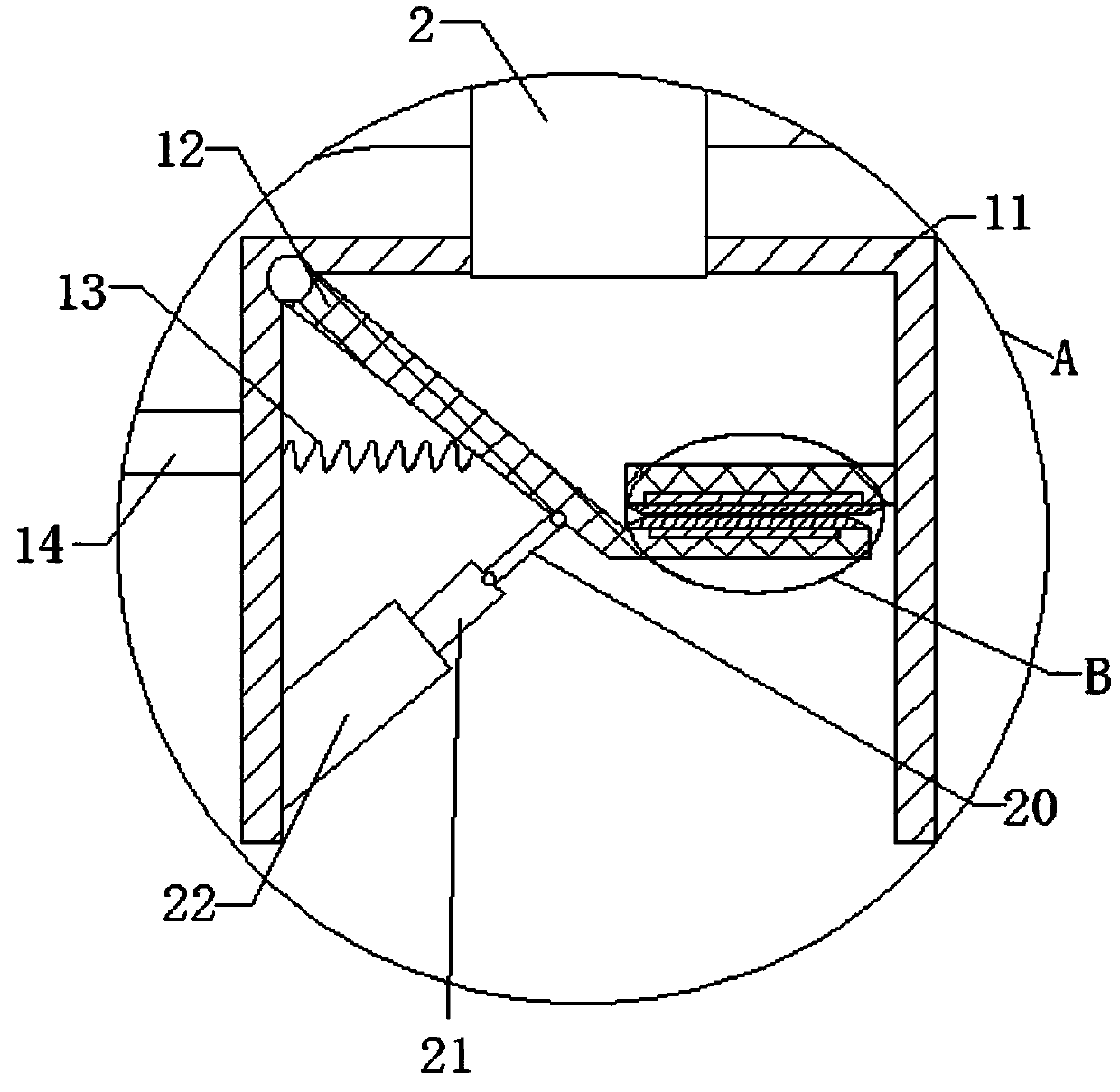 Novel biological desulfurization device for biogas