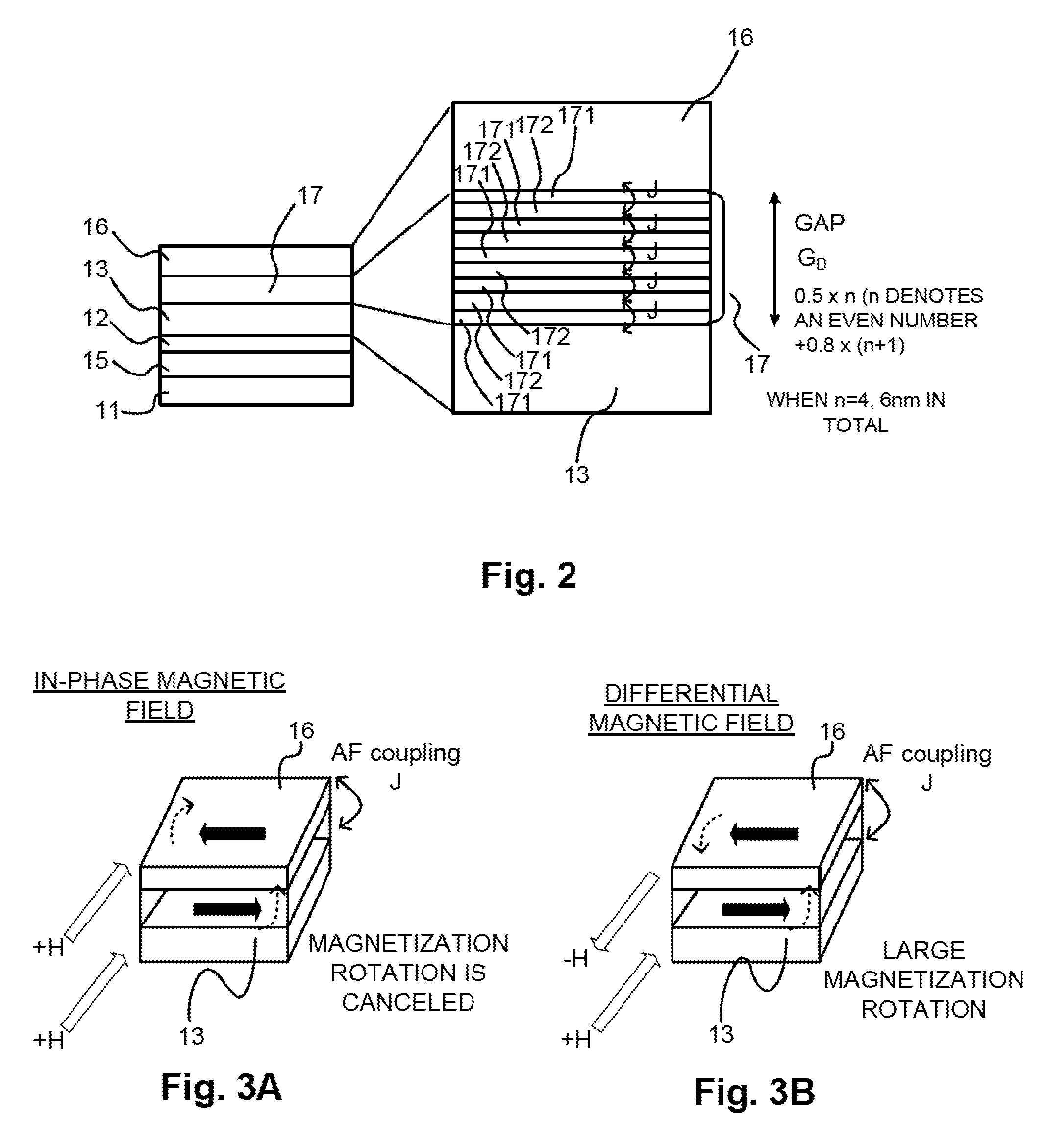 Differential magnetoresistive magnetic head