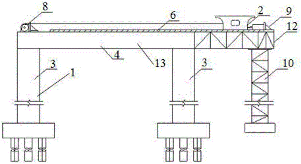 A swivel device and construction method of a small-span high-speed railway small-span bridge with a small angle