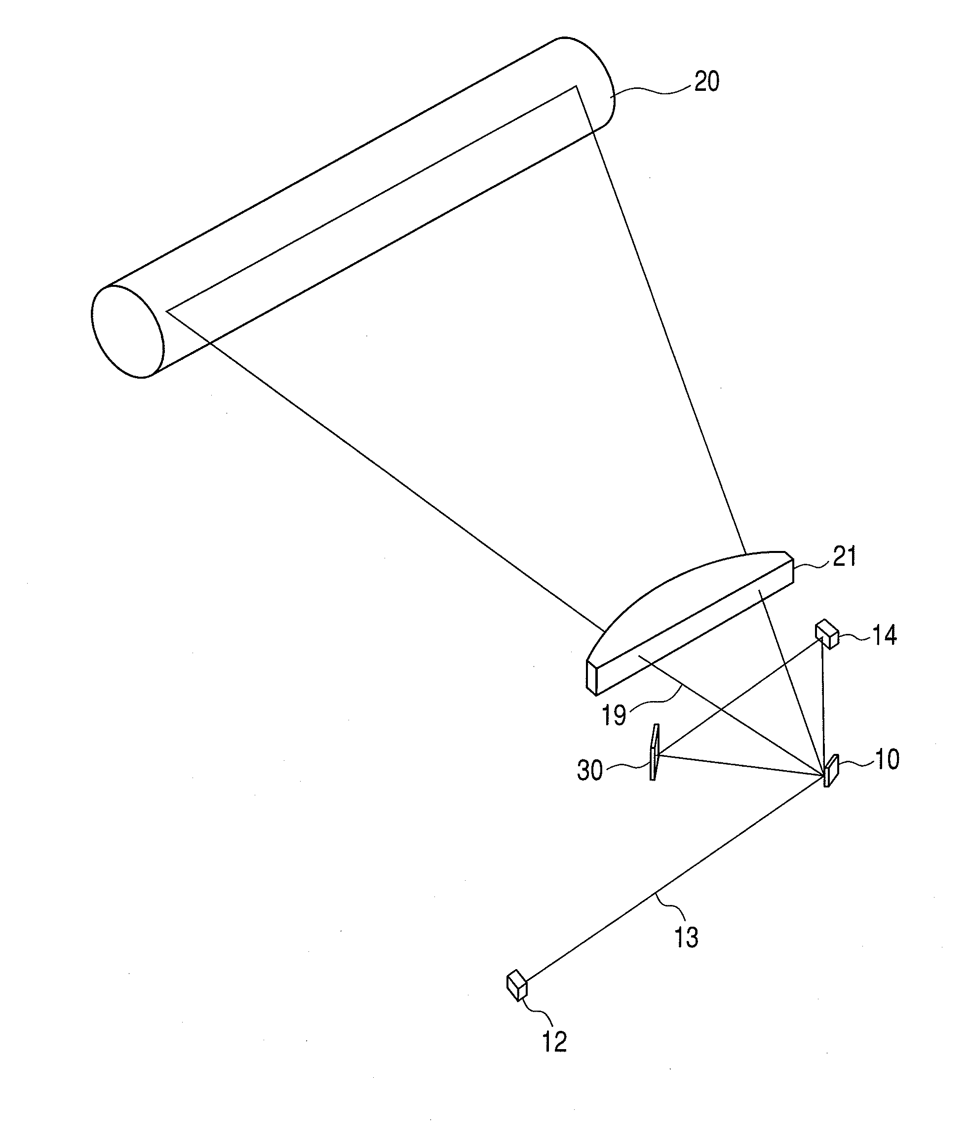 Light deflector device and image forming apparatus