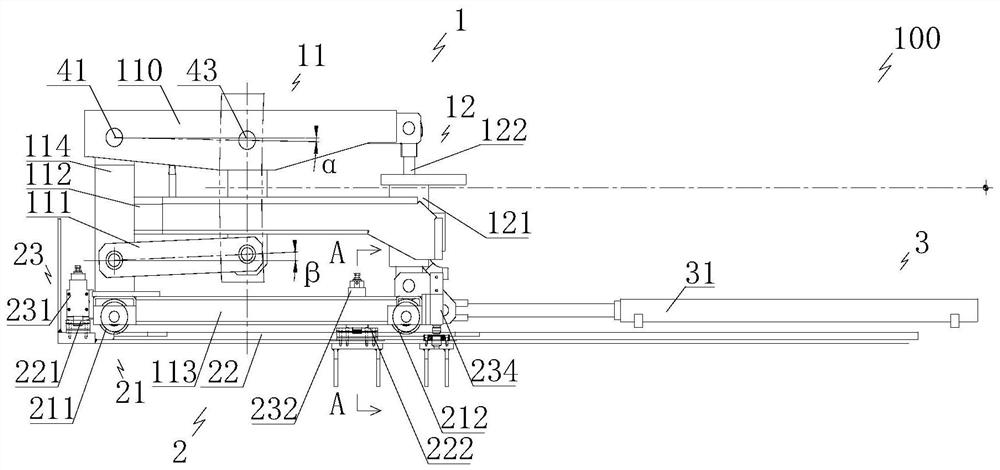 Telescopic crystallizer hydraulic vibration device