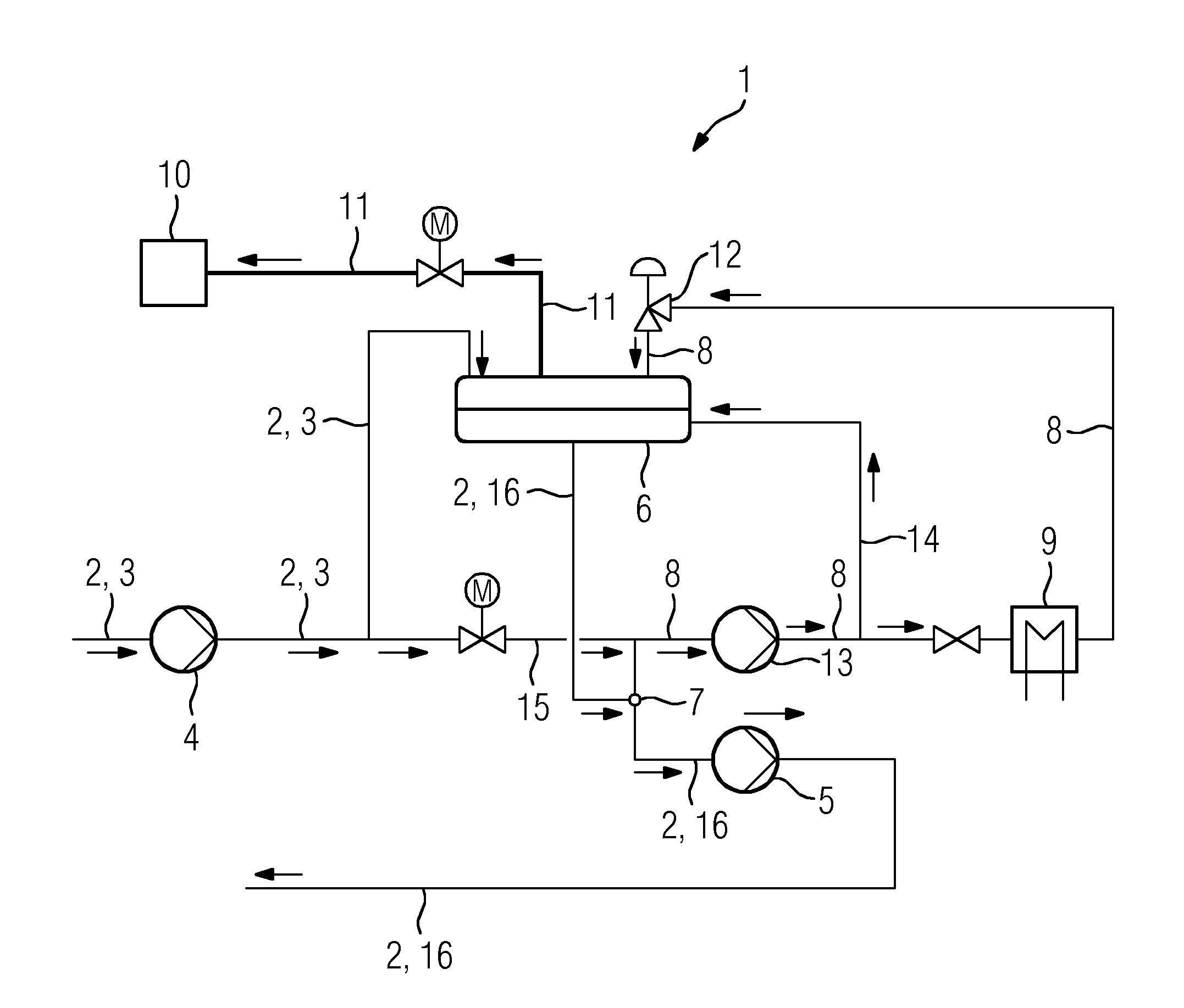 Auxiliary steam generator system for a power plant
