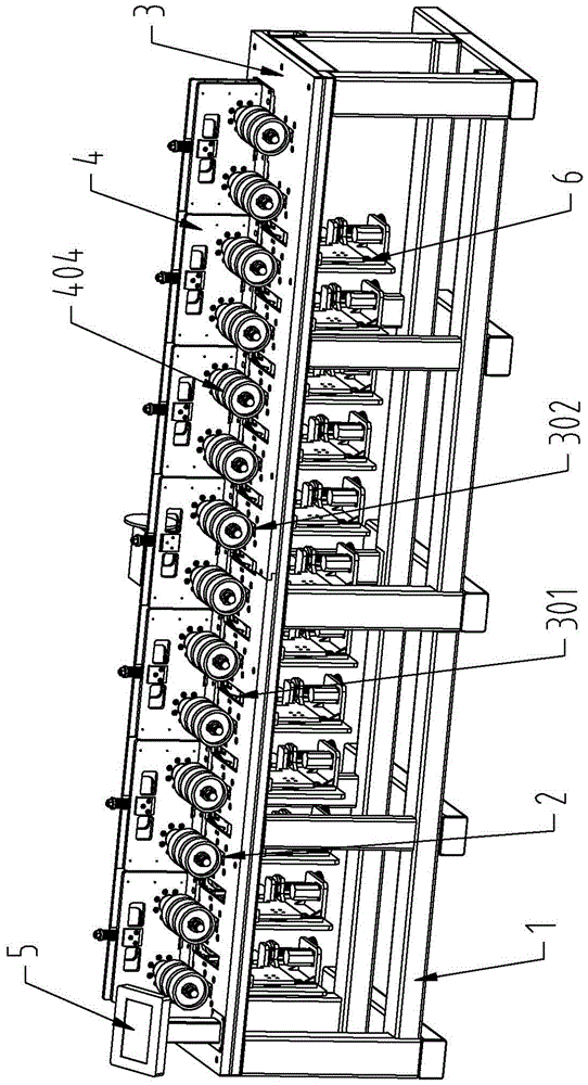 An antique wood floor processing machine