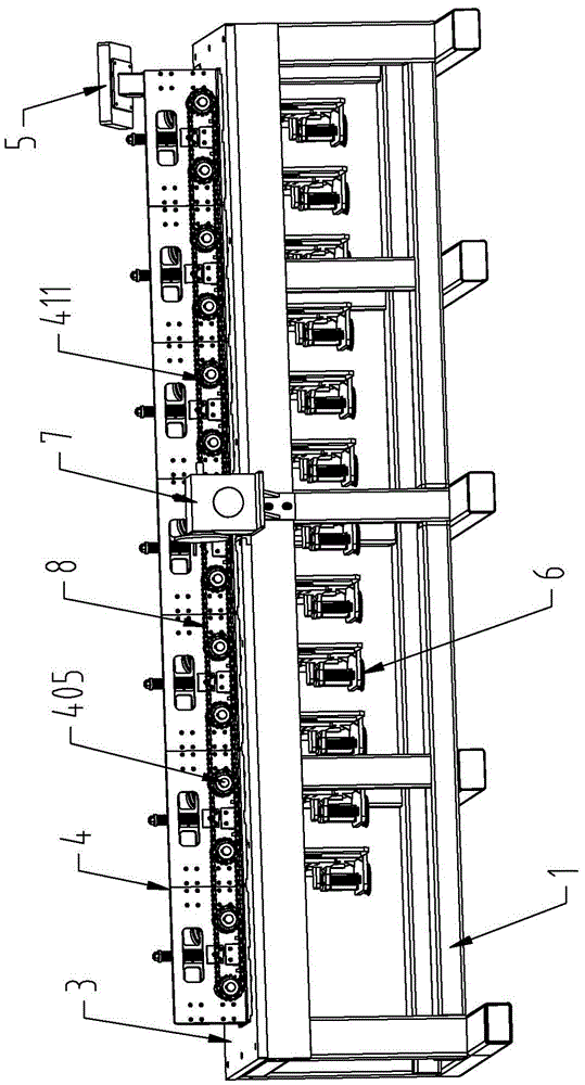 An antique wood floor processing machine