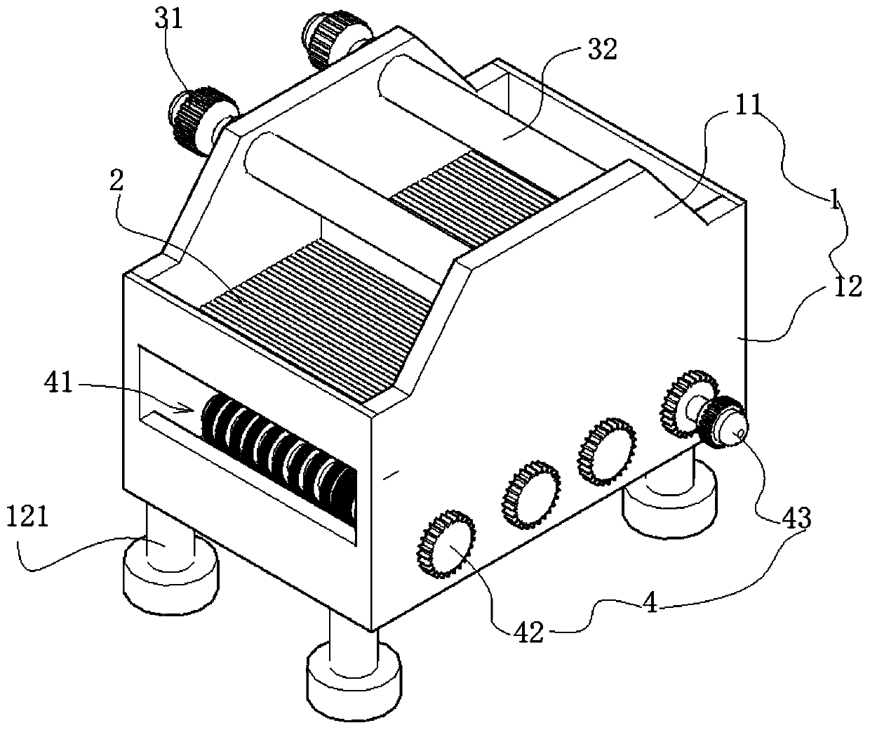 Putty material machining equipment