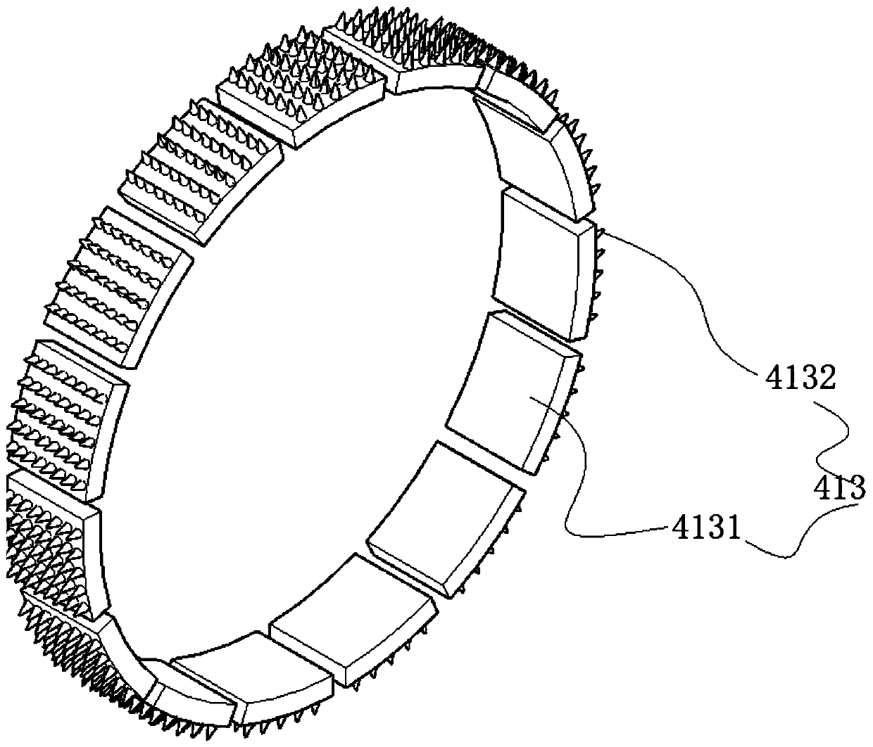 Putty material machining equipment