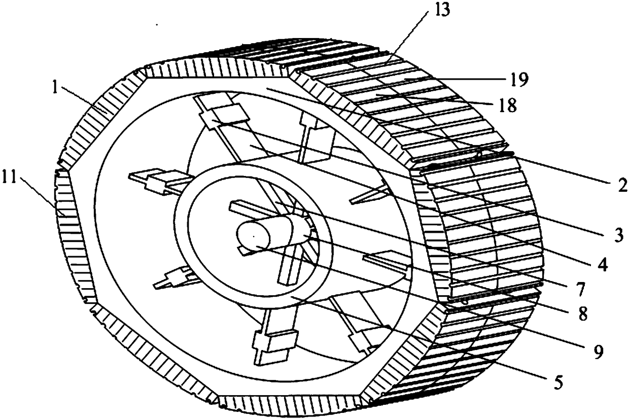 A Deformable Noncircular Rolling Pneumatic Soft Walking Wheel