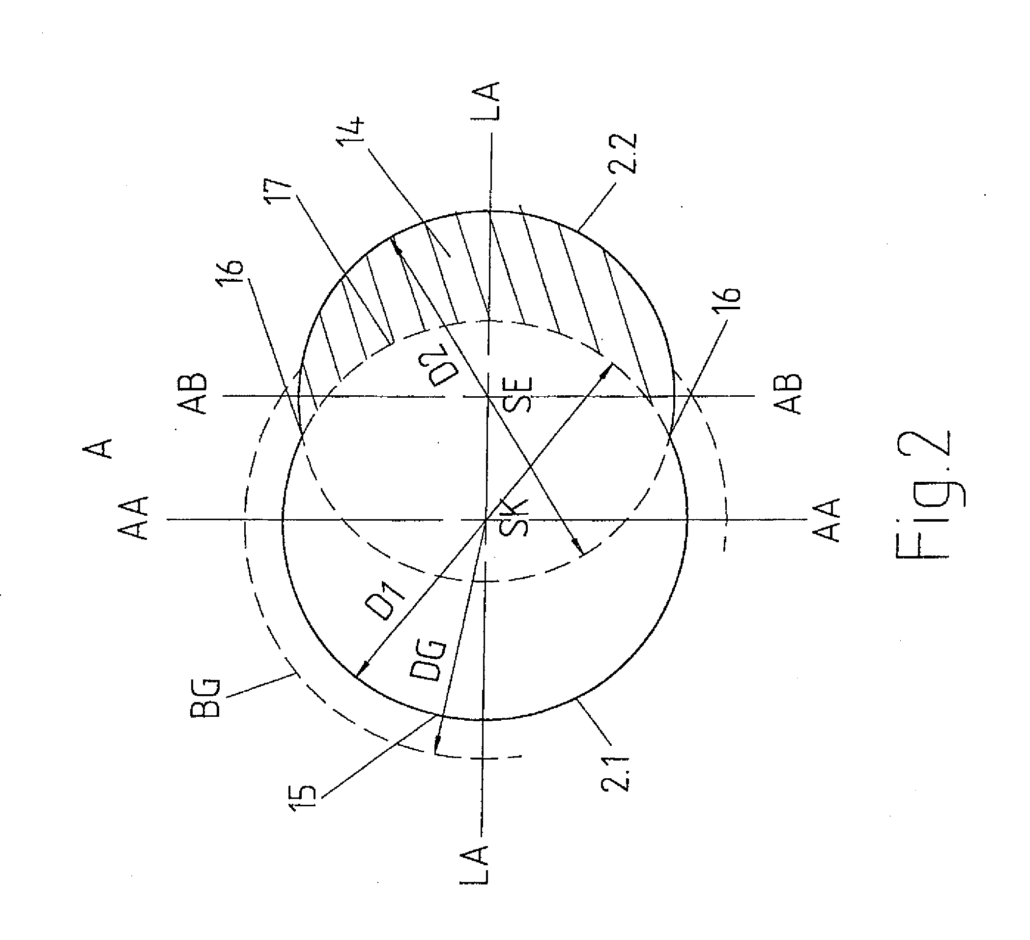 Apparatus for the constant-angle fixation and compression of a fracture or osteotomy of a bone