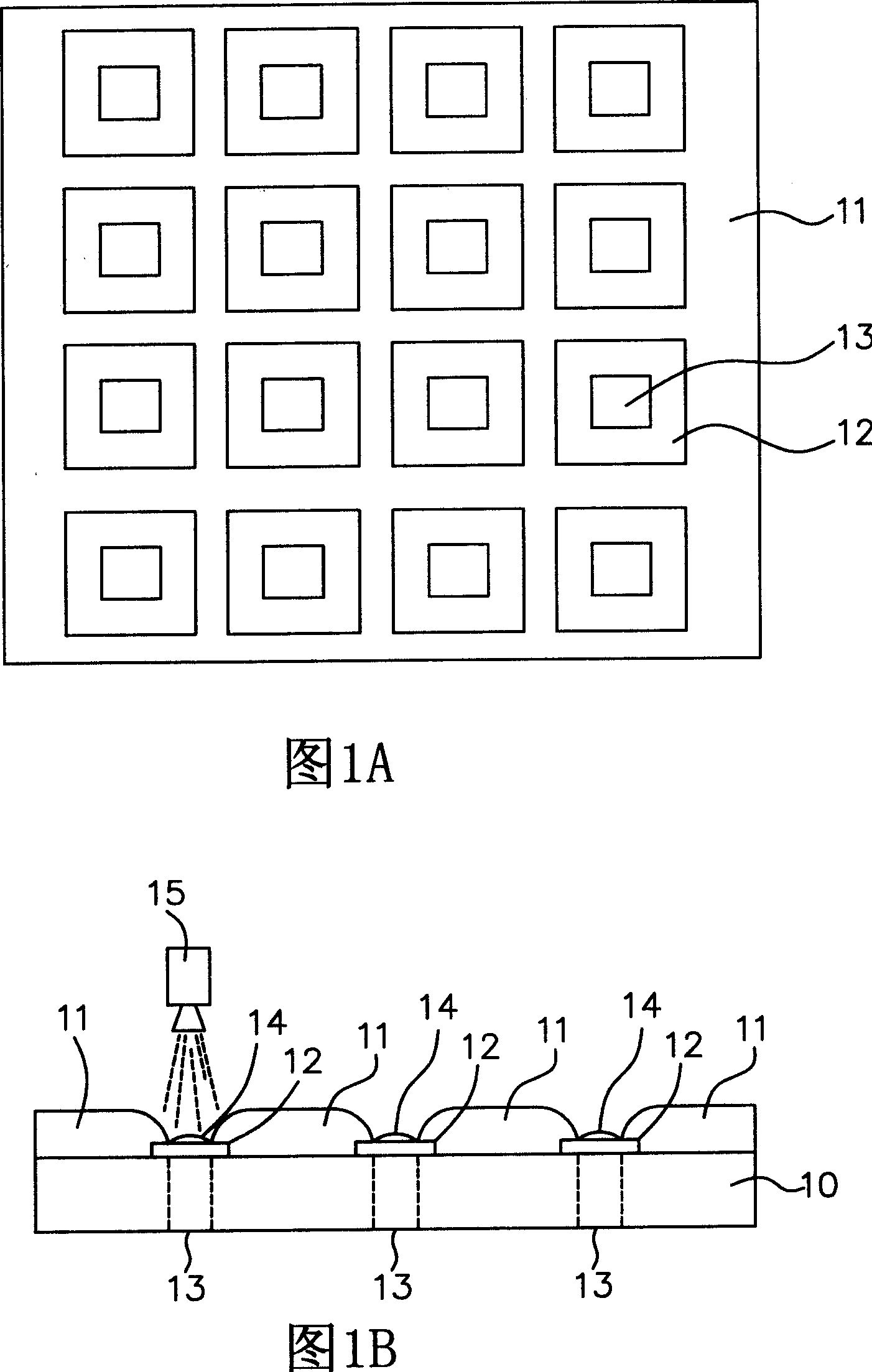 Display device and production method for pixel forming structure of organic electronic assembly