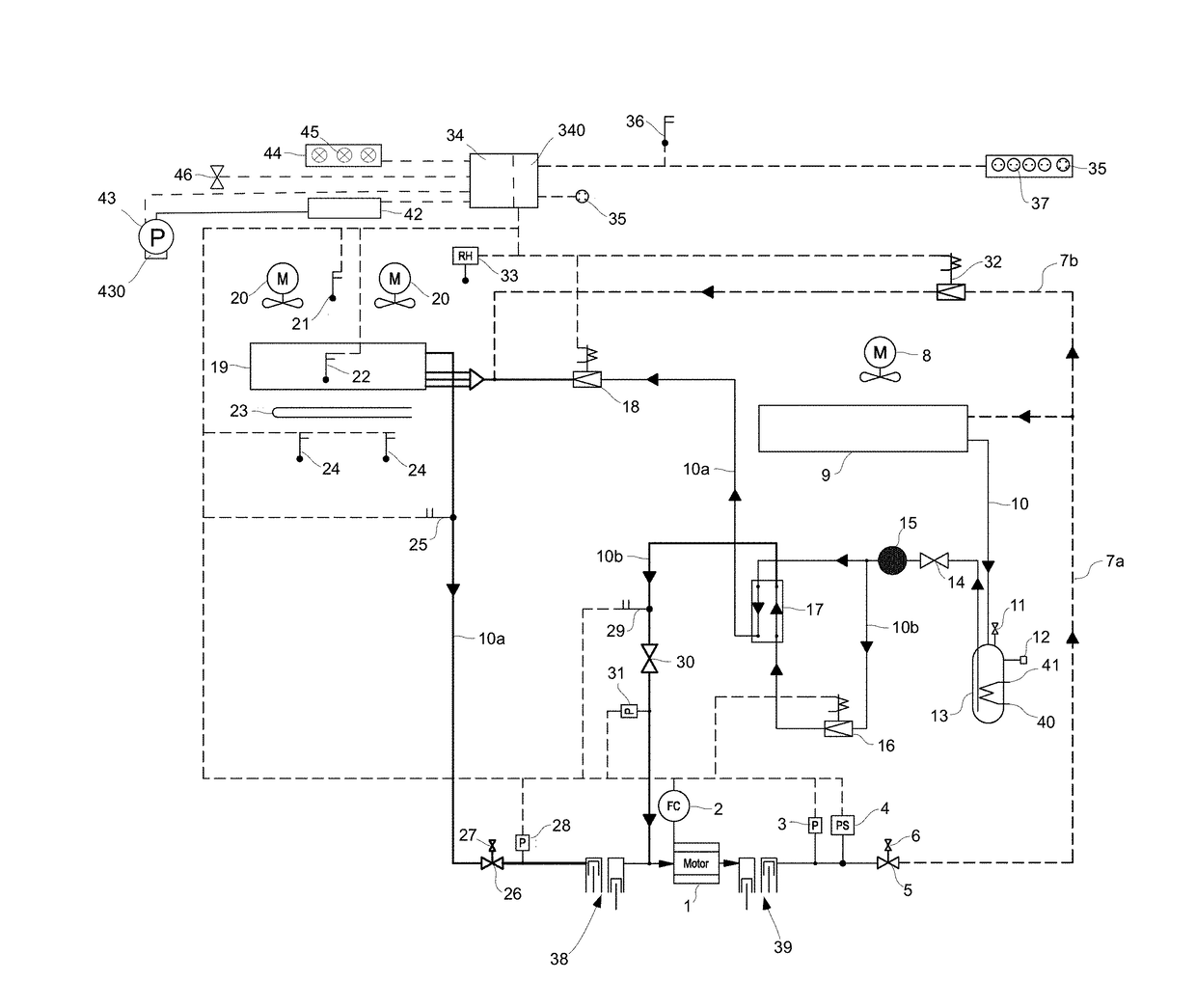 Method for real-time performance check of container system