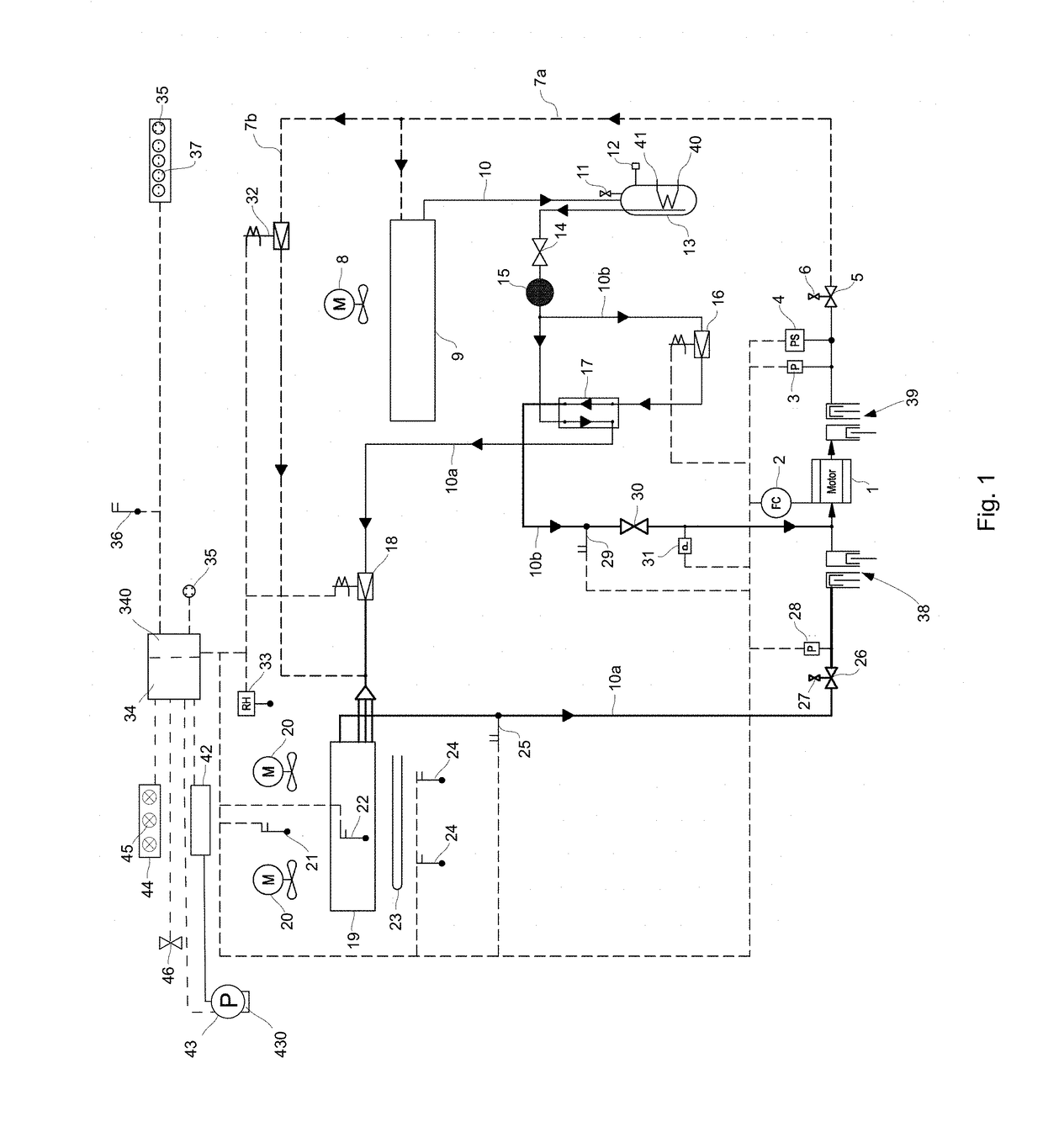 Method for real-time performance check of container system