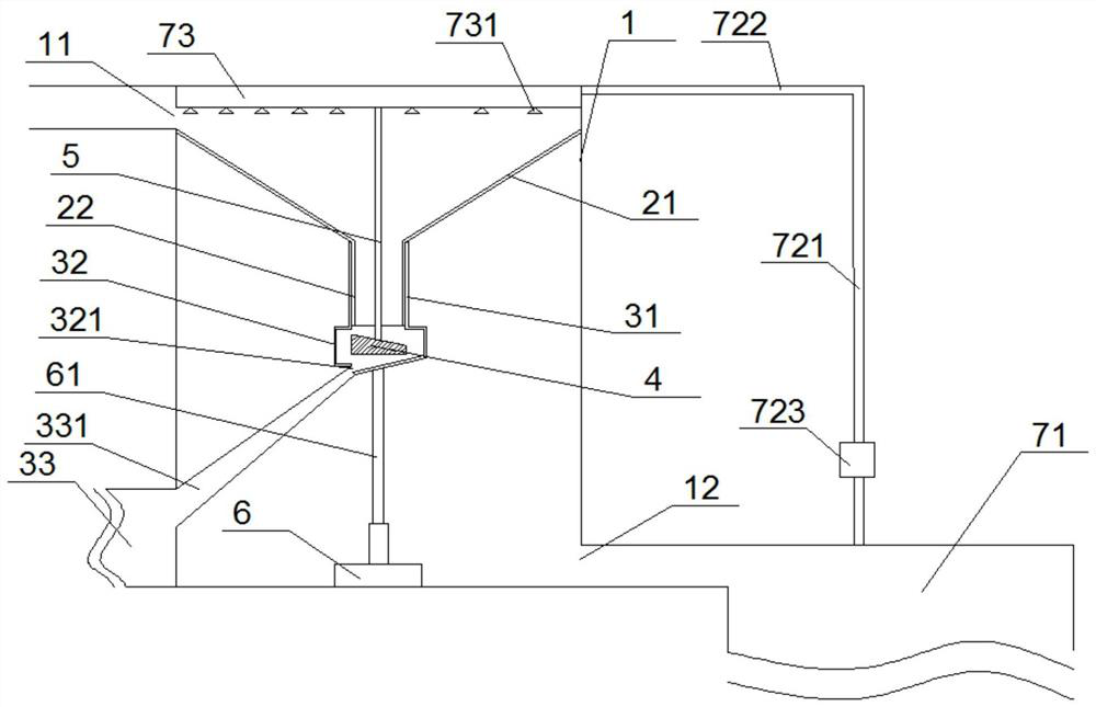 Airside drainage system and its construction method