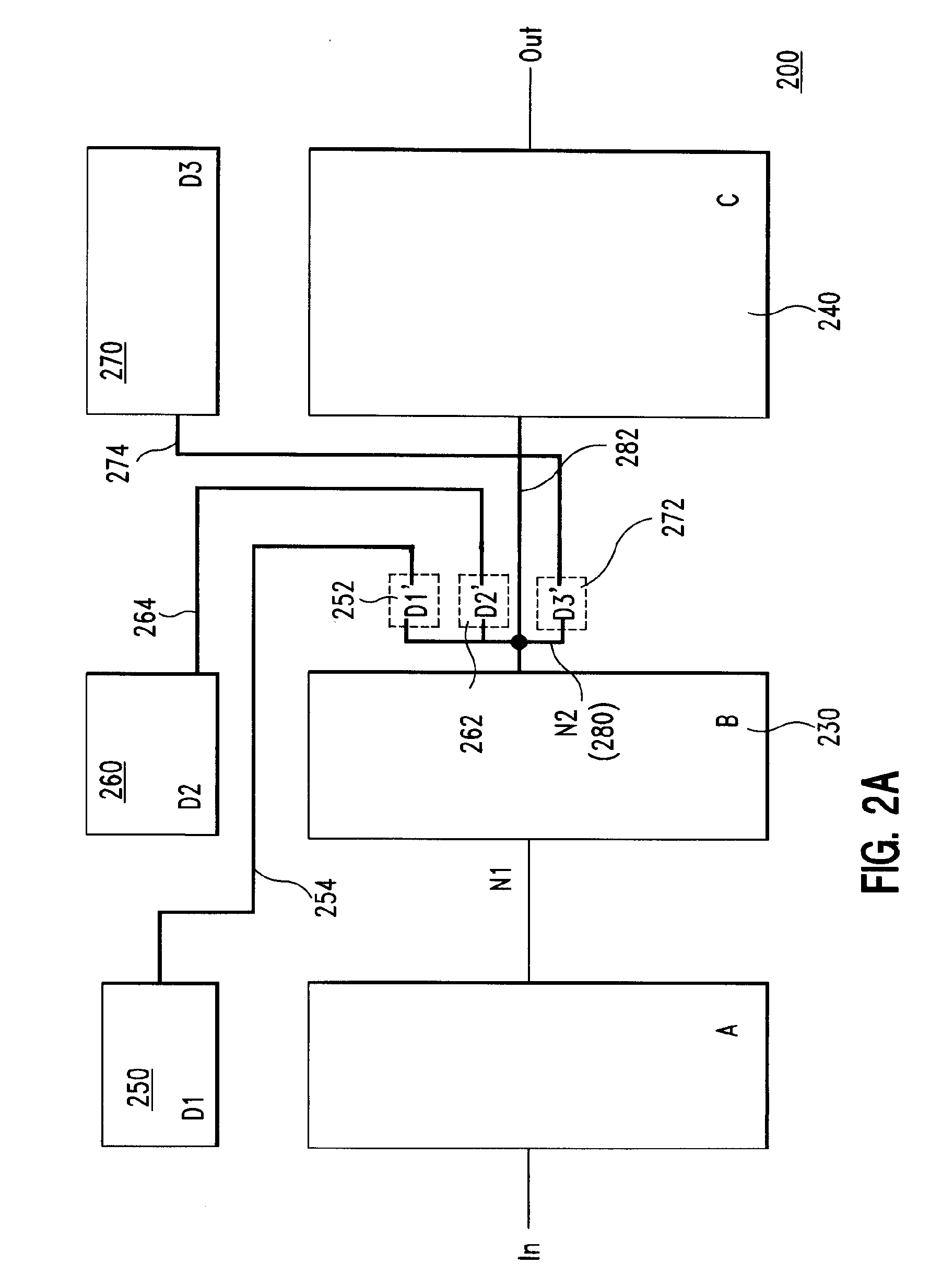 Apparatus and method for reduced loading of signal transmission elements