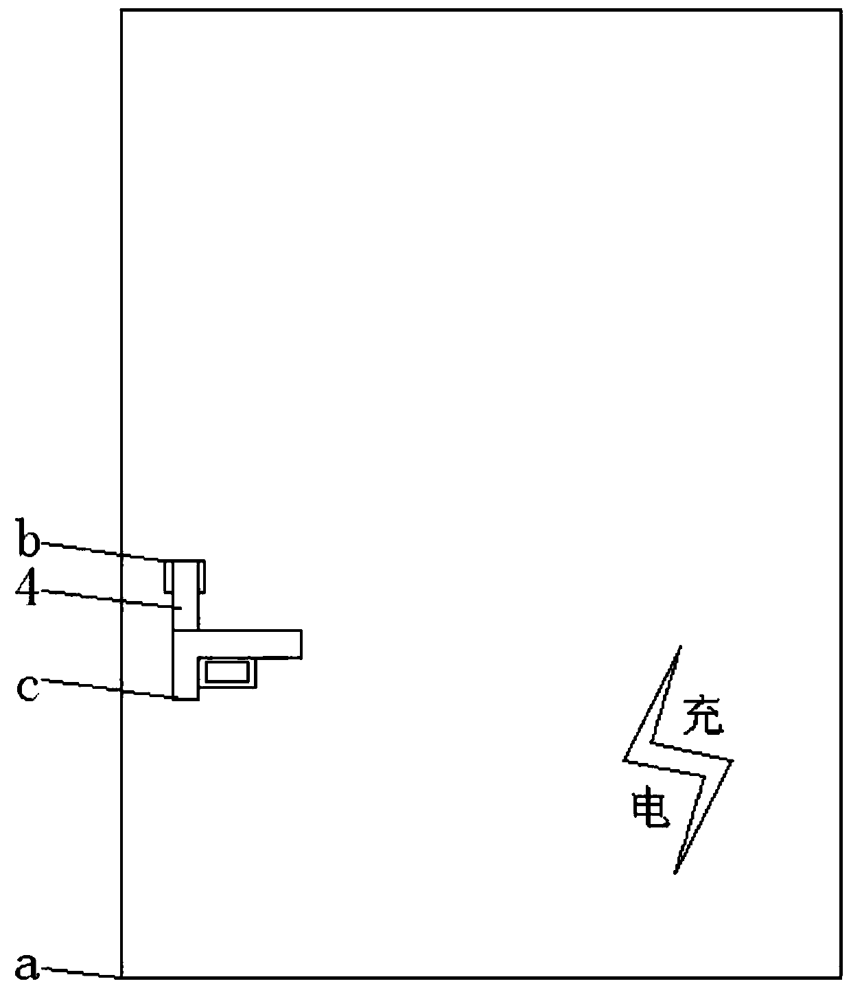 Use method of new energy automobile charging pile wire automatic winding device