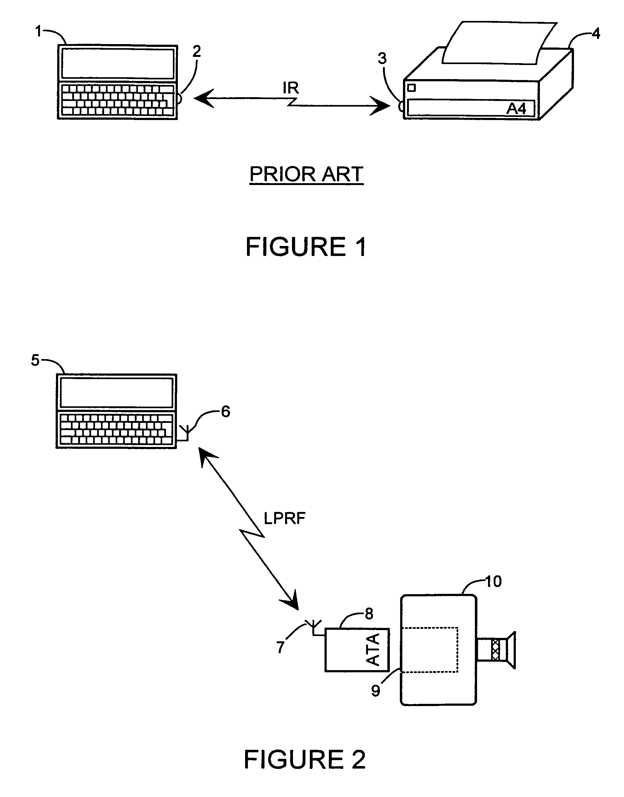 Method for data communication between a wireless device and an electric device, and a data communication device