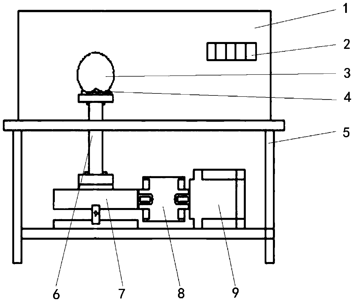 A rolling-sliding-torque experimental device
