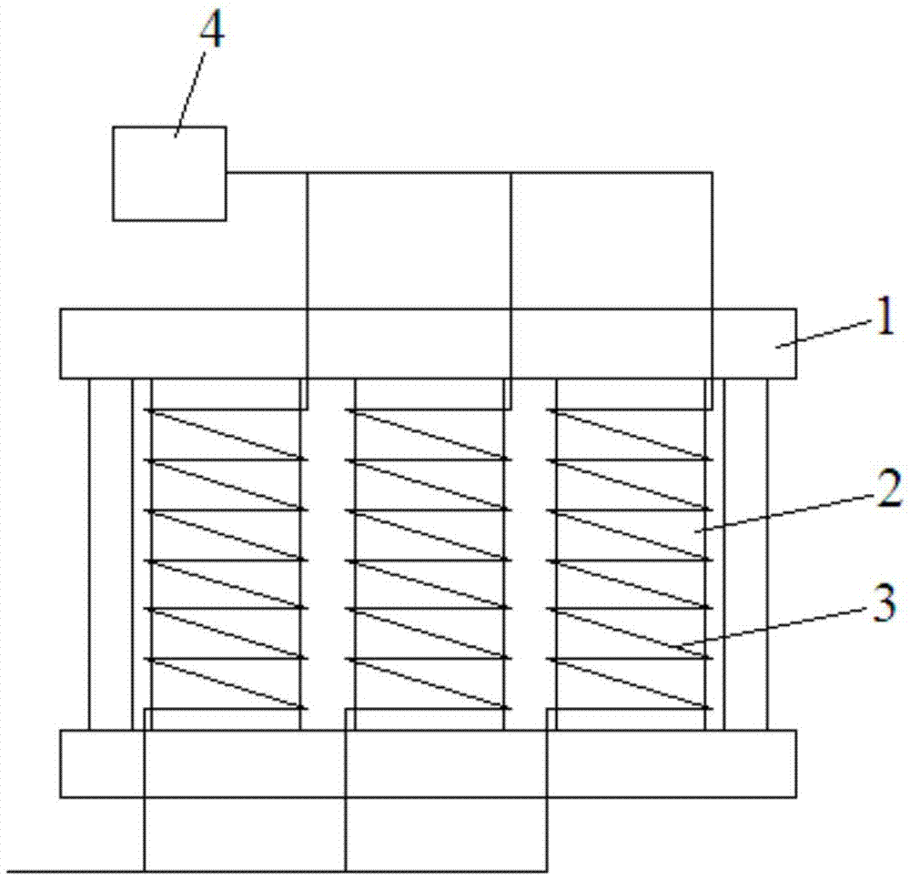 Cooling mechanism of energy-saving type power transformer