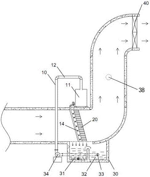 Electrical welding and cutting machine room air purification treatment device