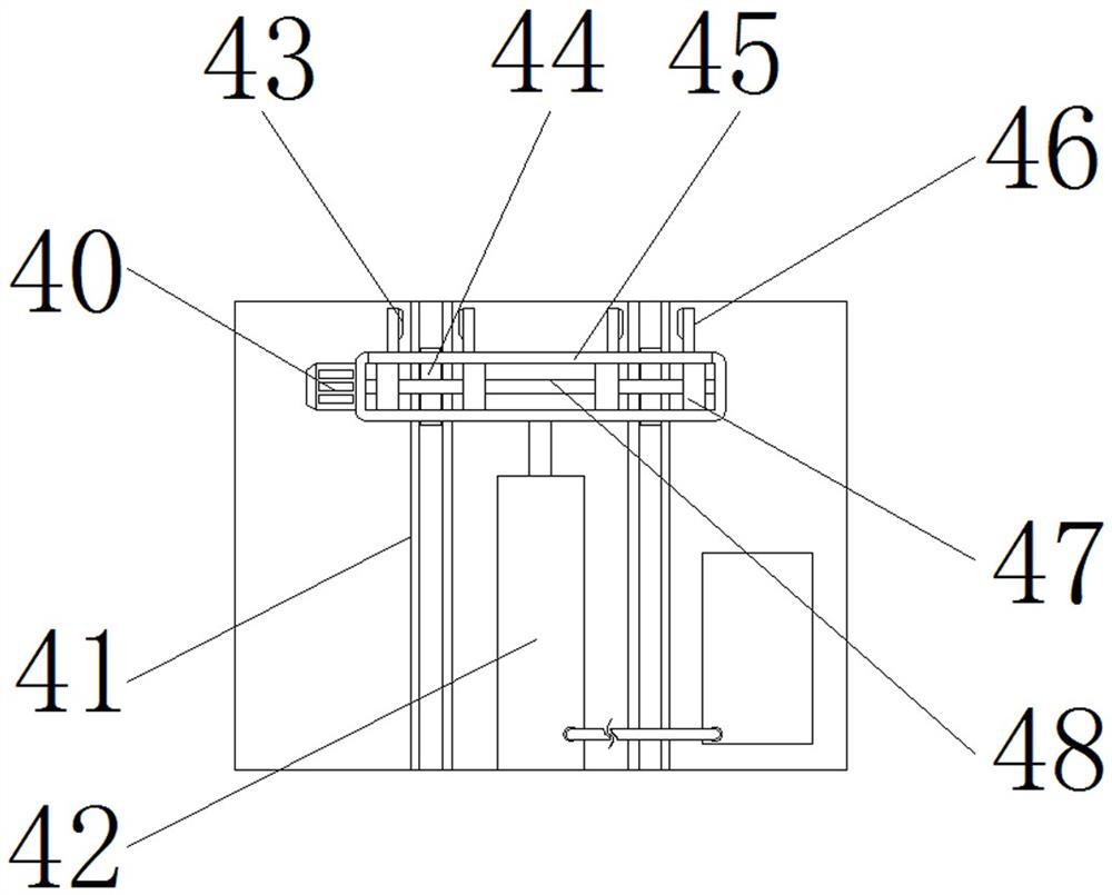 A line-stitched carton automatic packaging production line