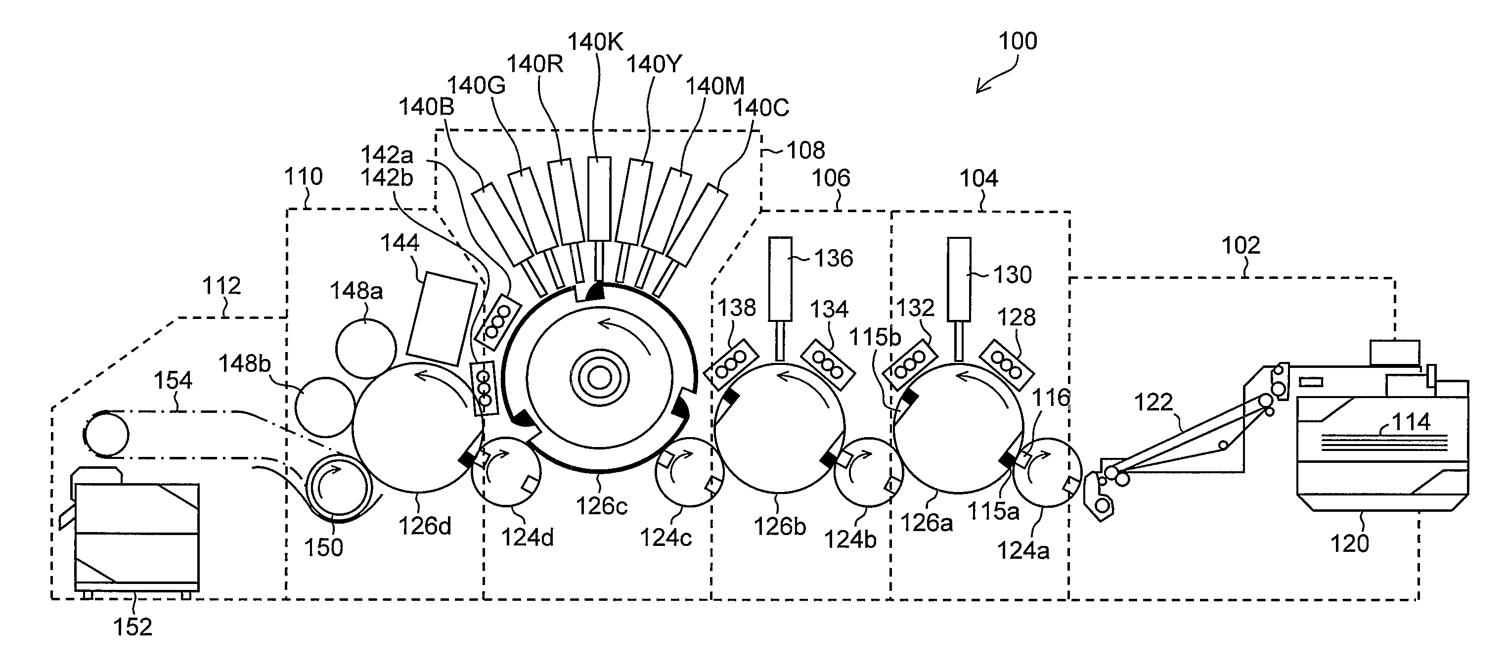 Inkjet recording apparatus, test image forming method, and computer-readable medium
