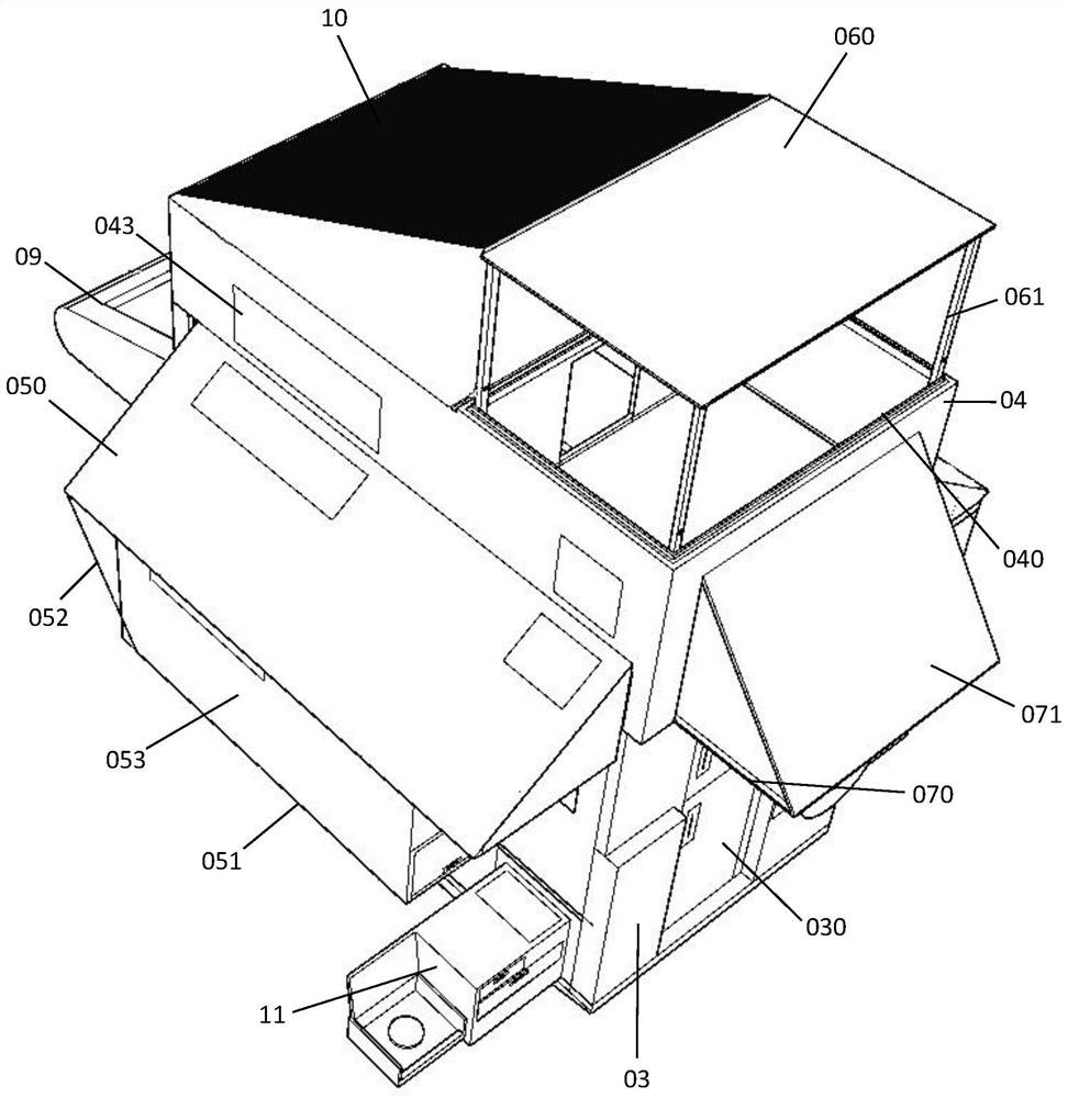 Integrated linkage type multifunctional recreational vehicle and application of multipurpose box of integrated linkage type multifunctional recreational vehicle