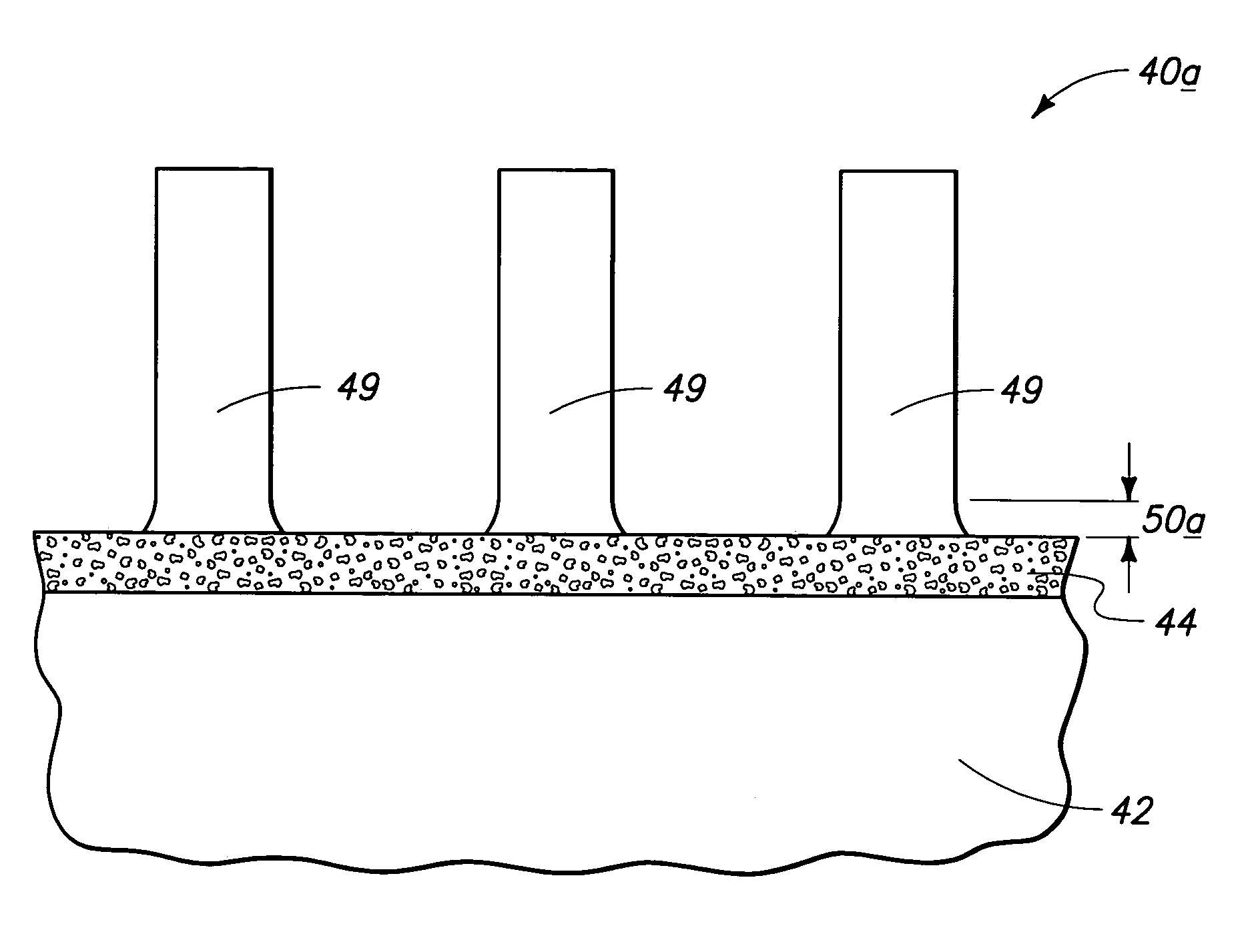 Methods of forming patterned photoresist layers over semiconductor substrates