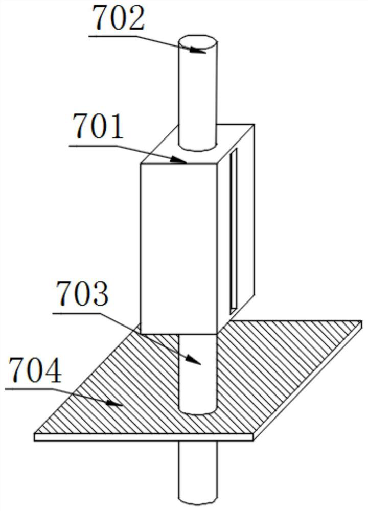 A sand mold crushing device for auto parts casting